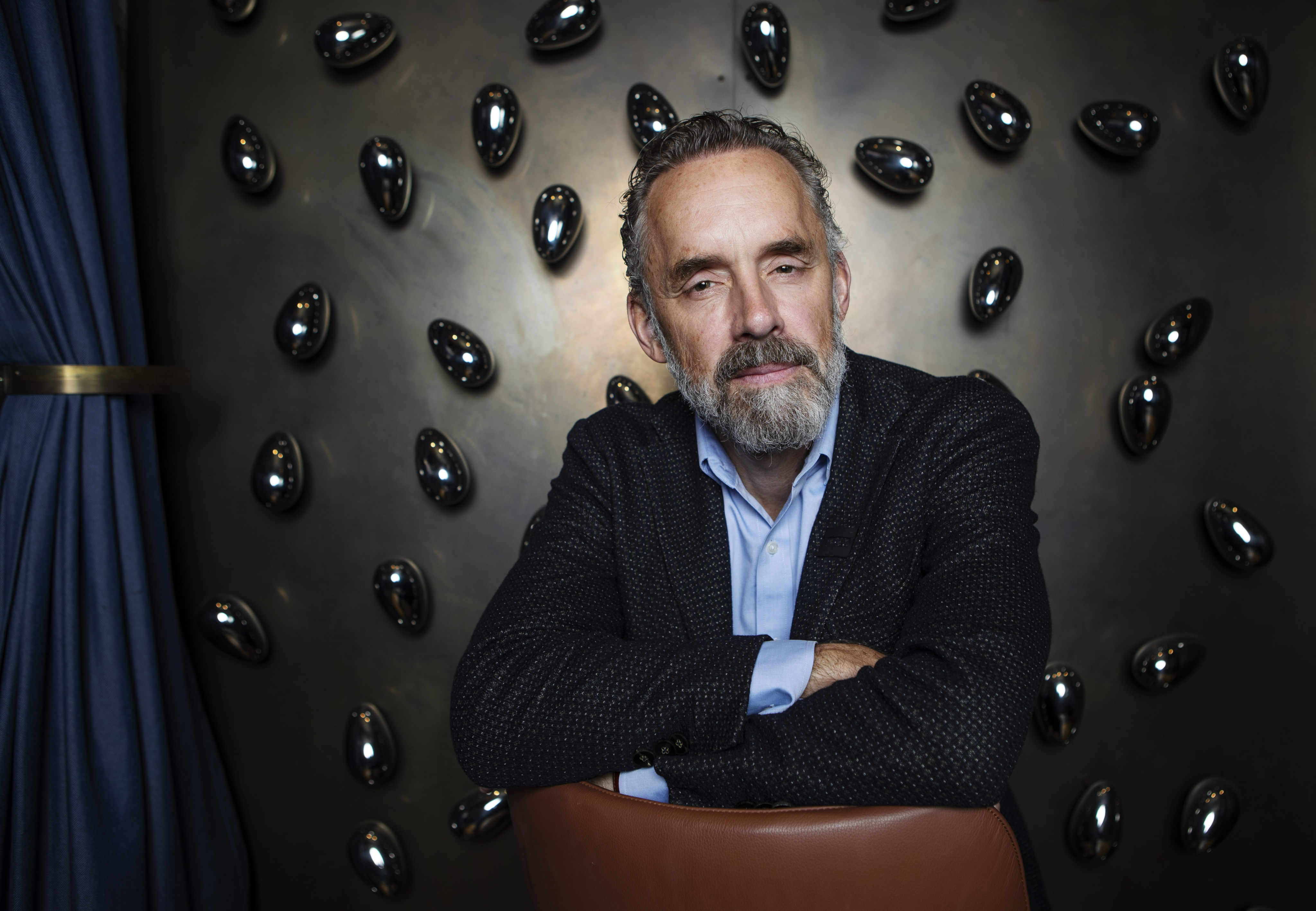 Clinical psychologist Jordan Peterson poses during a photo shoot in Sydney. Photo: Getty Images
