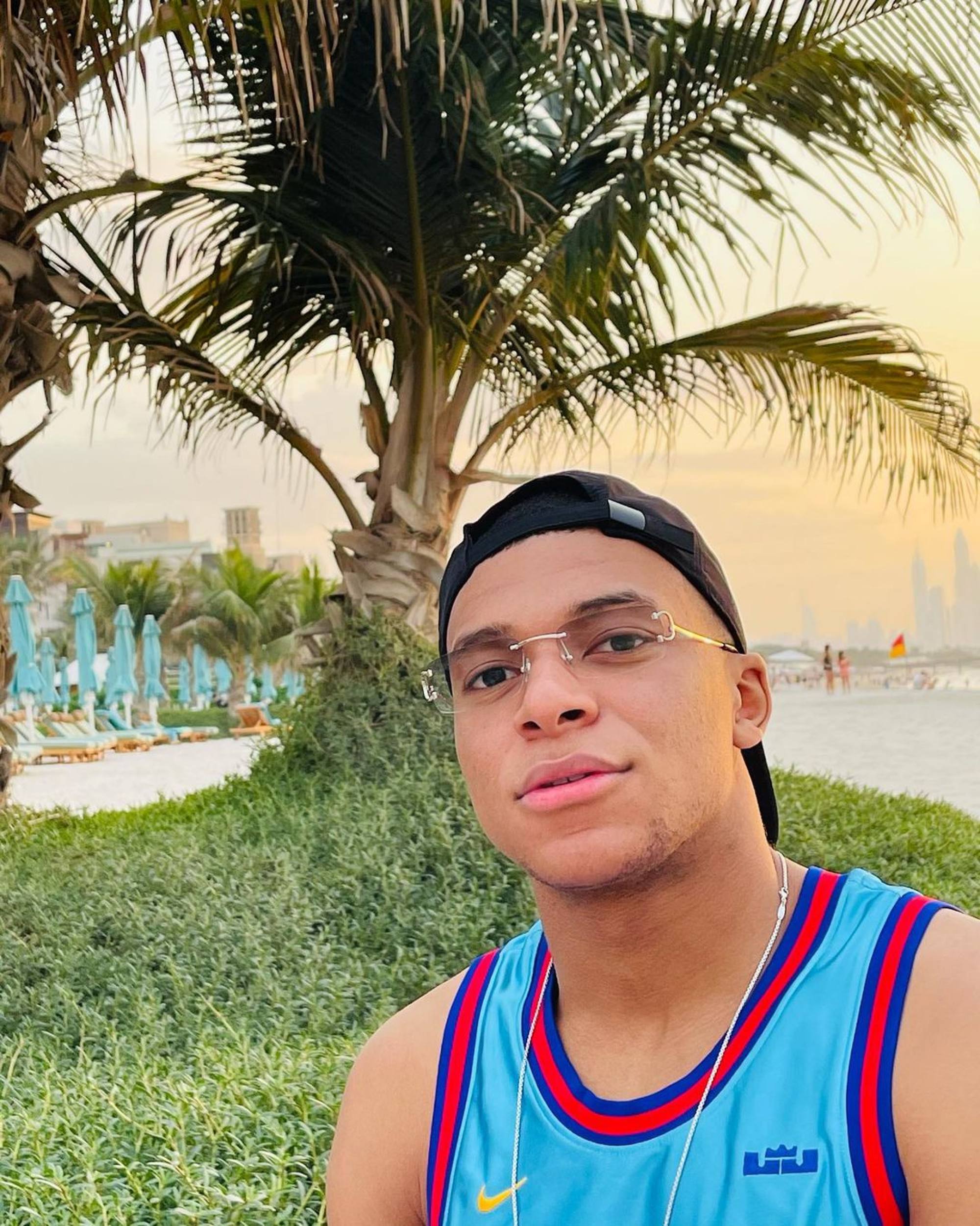 A Kylian Mbappé le gusta viajar en vacaciones de lujo.  Foto: @k.mbappe/Instagram