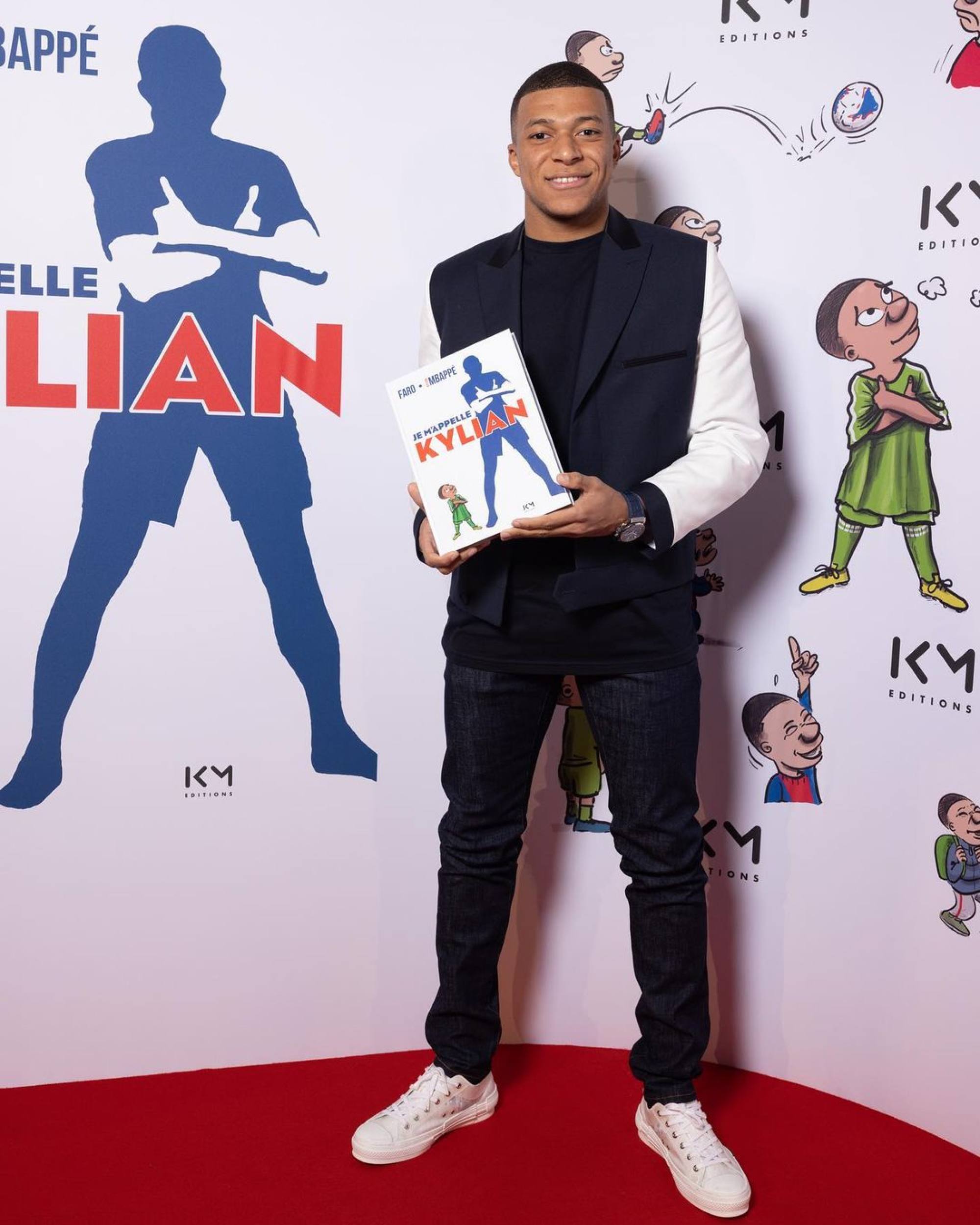 Kylian Mbappé lanzó su propia novela gráfica en 2021. Foto: @k.mbappe/Instagram