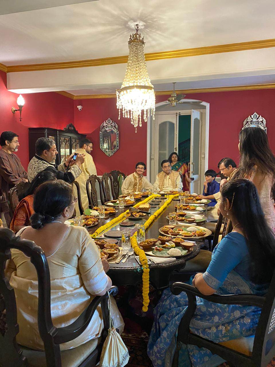 India’s royal families are getting into the food business, writing cookbooks and opening their palaces for princely pop-ups. Above: dinner at the Belgadia Palace in Odisha, India. Photo: Belgadia Palace