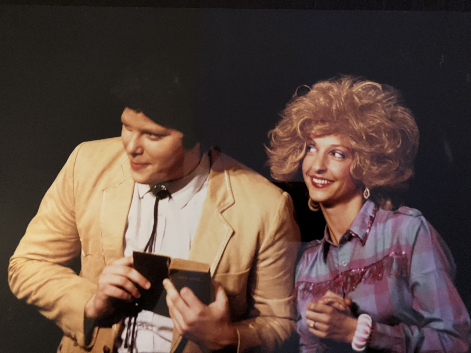 Norton and Andy Chworowsky in a production for the Actor’s Rep. Photo: Teresa Norton