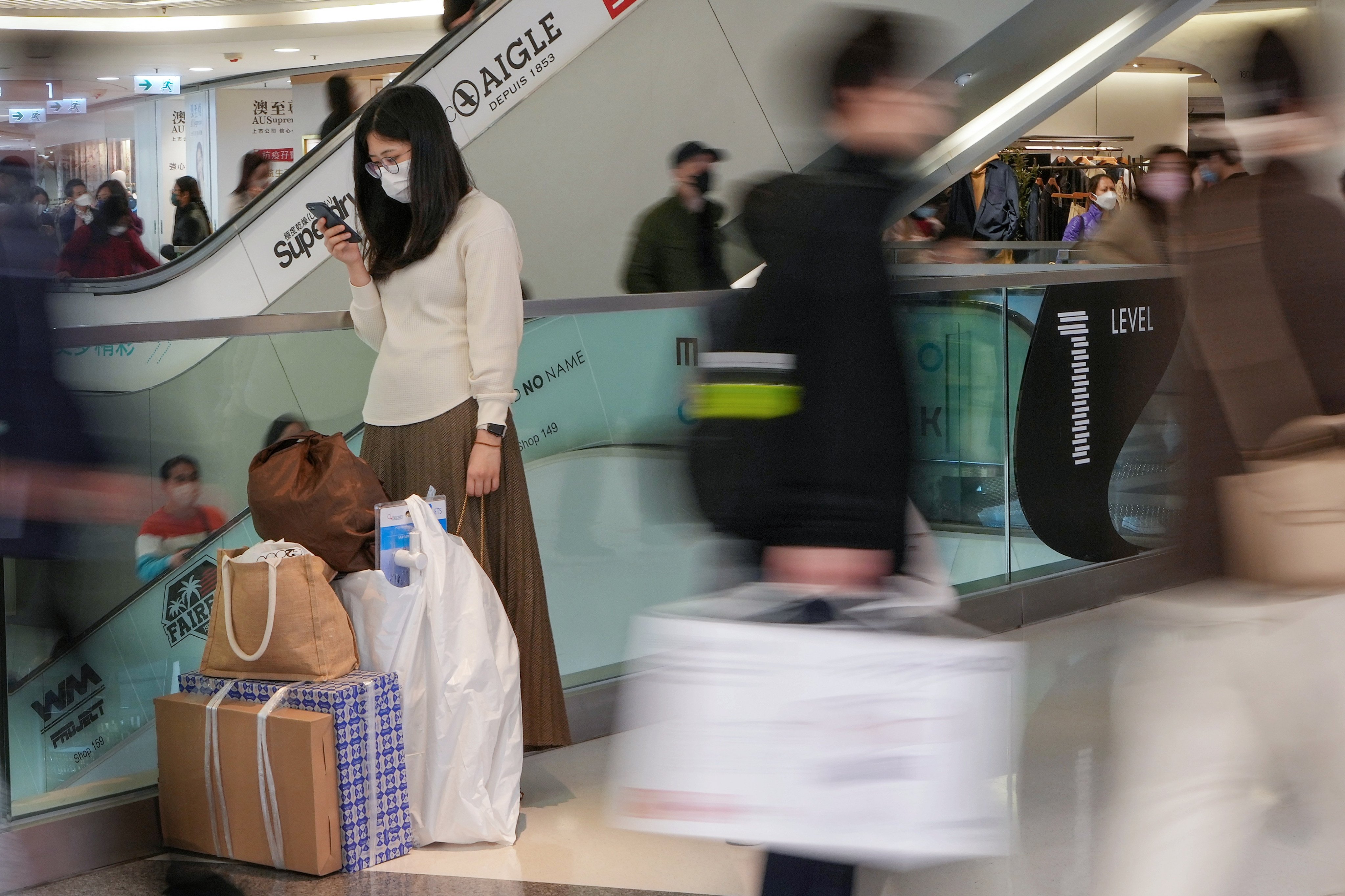 Sunday’s border reopening was a mixed bag for retailers. Photo: Elson Li