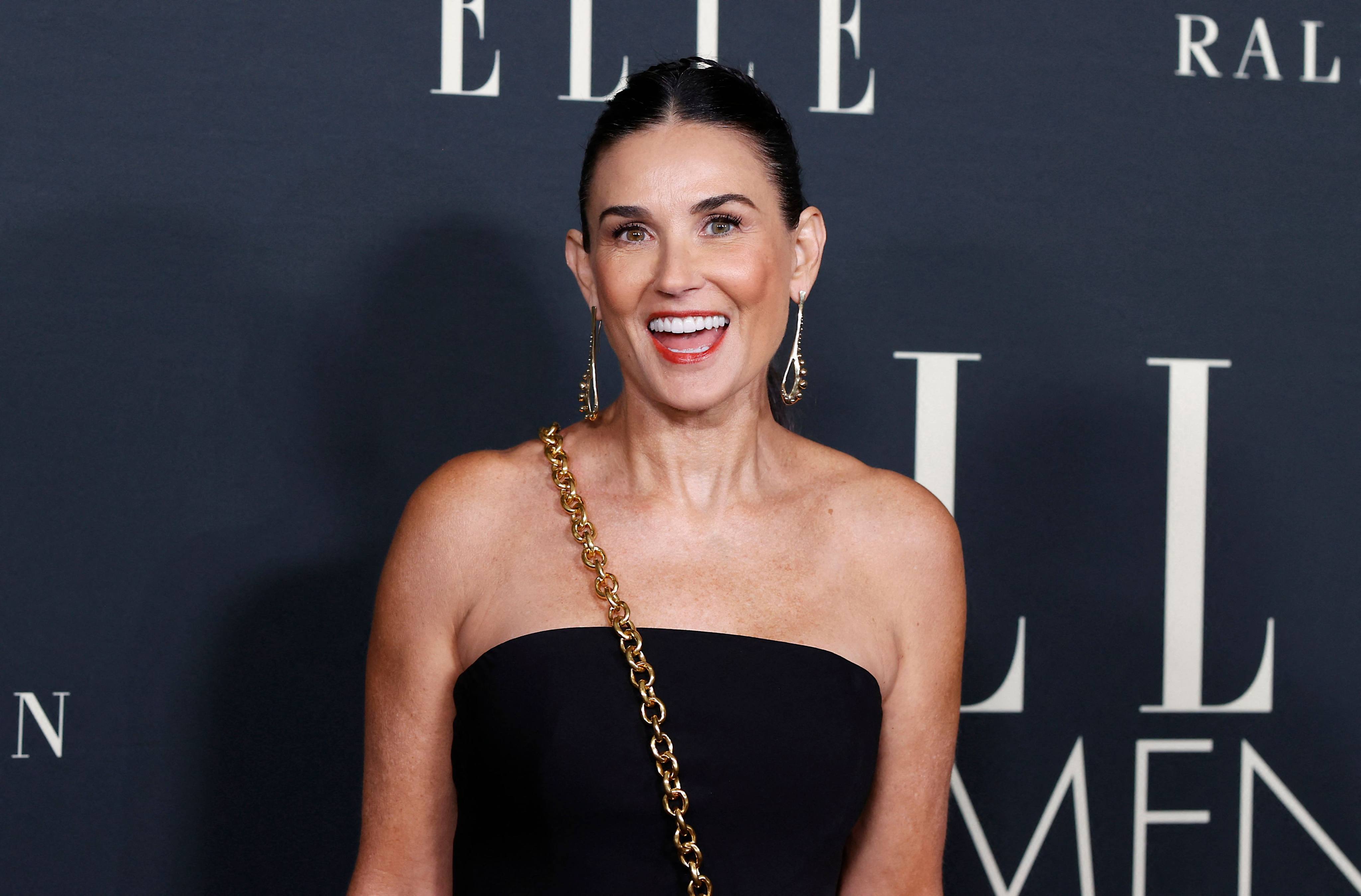 Demi Moore at Elle’s 27th Annual Women In Hollywood Celebration in Los Angeles, in 2021. The actress is a fan of skin treatments, which beauty gurus in LA say are a contributing factor to youthful looking skin. Photo: AFP