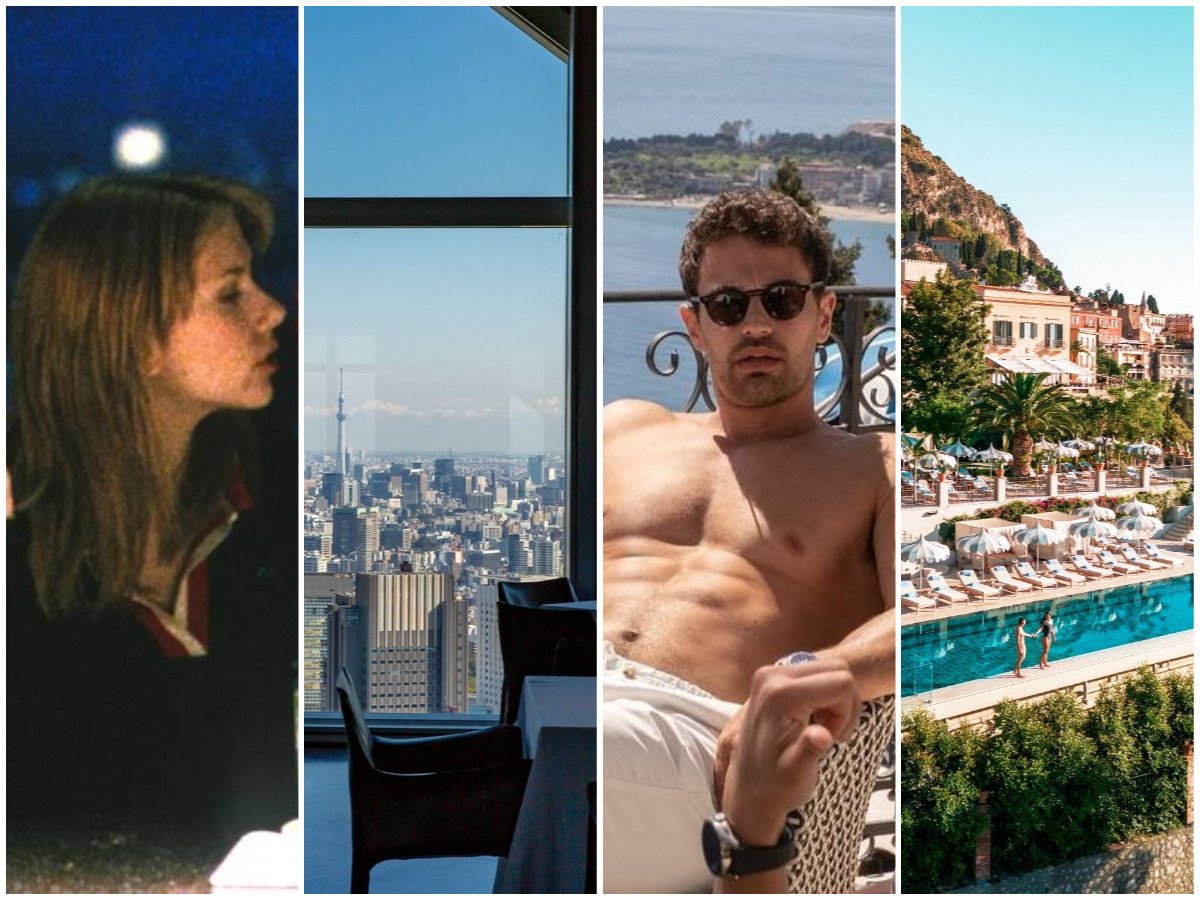 You can actually stay in these luxury hotels seen on TV shows and films, from Park Hyatt Tokyo in Lost in Translation, to San Domenico Palace in Sicily as seen on The White Lotus. Photo: Handout;  @parkhyatttokyo,  @thewhitelotus,  @fstaormina/Instagram