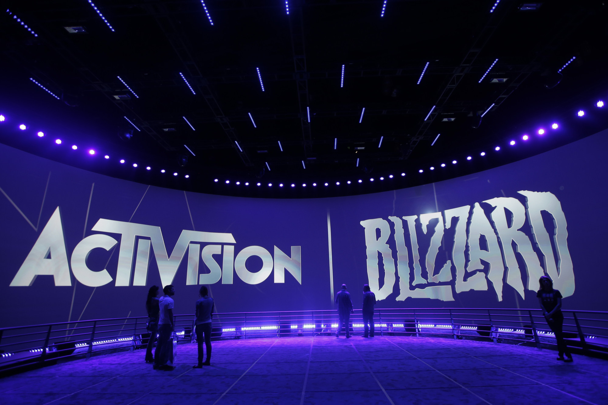 The Activision Blizzard aooth during the Electronic Entertainment Expo in Los Angeles in 2013. Photo: AP Photo