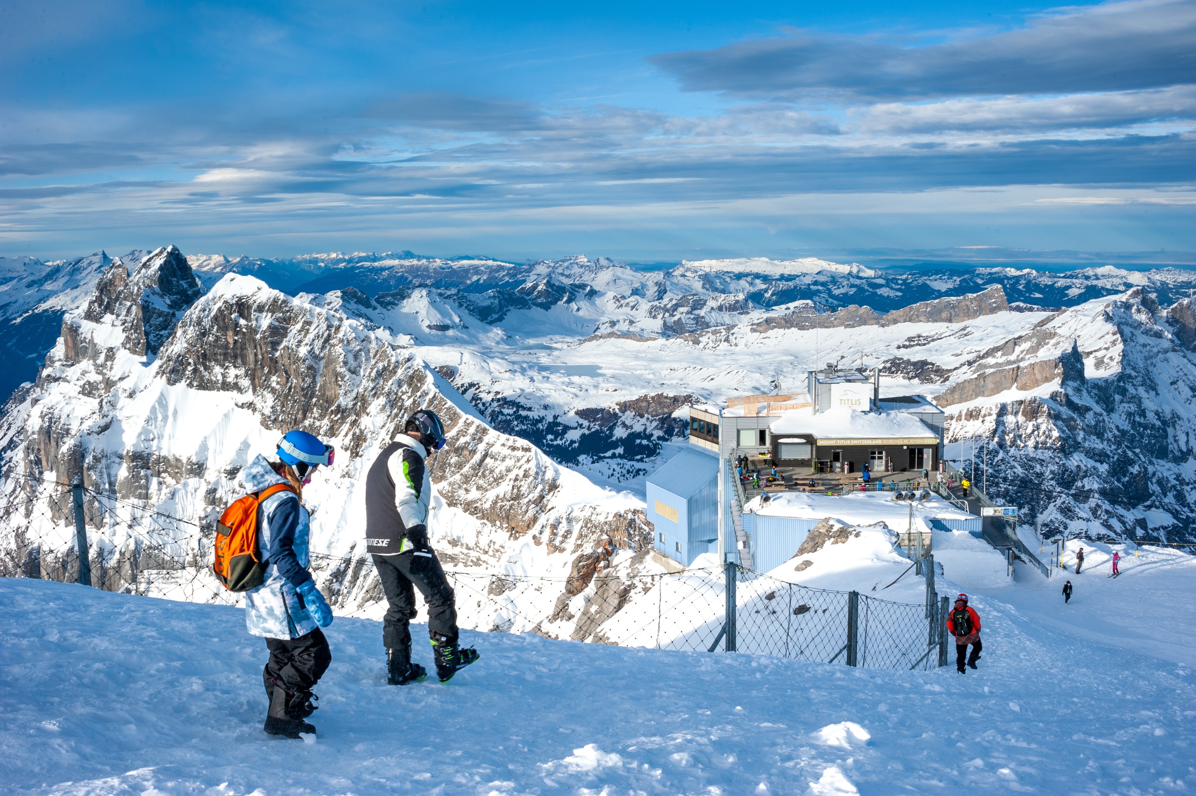 Skiers on Mount Titlis near Lucerne in Switzerland, which eagerly awaits the return of Chinese tourists. Photo: Shutterstock