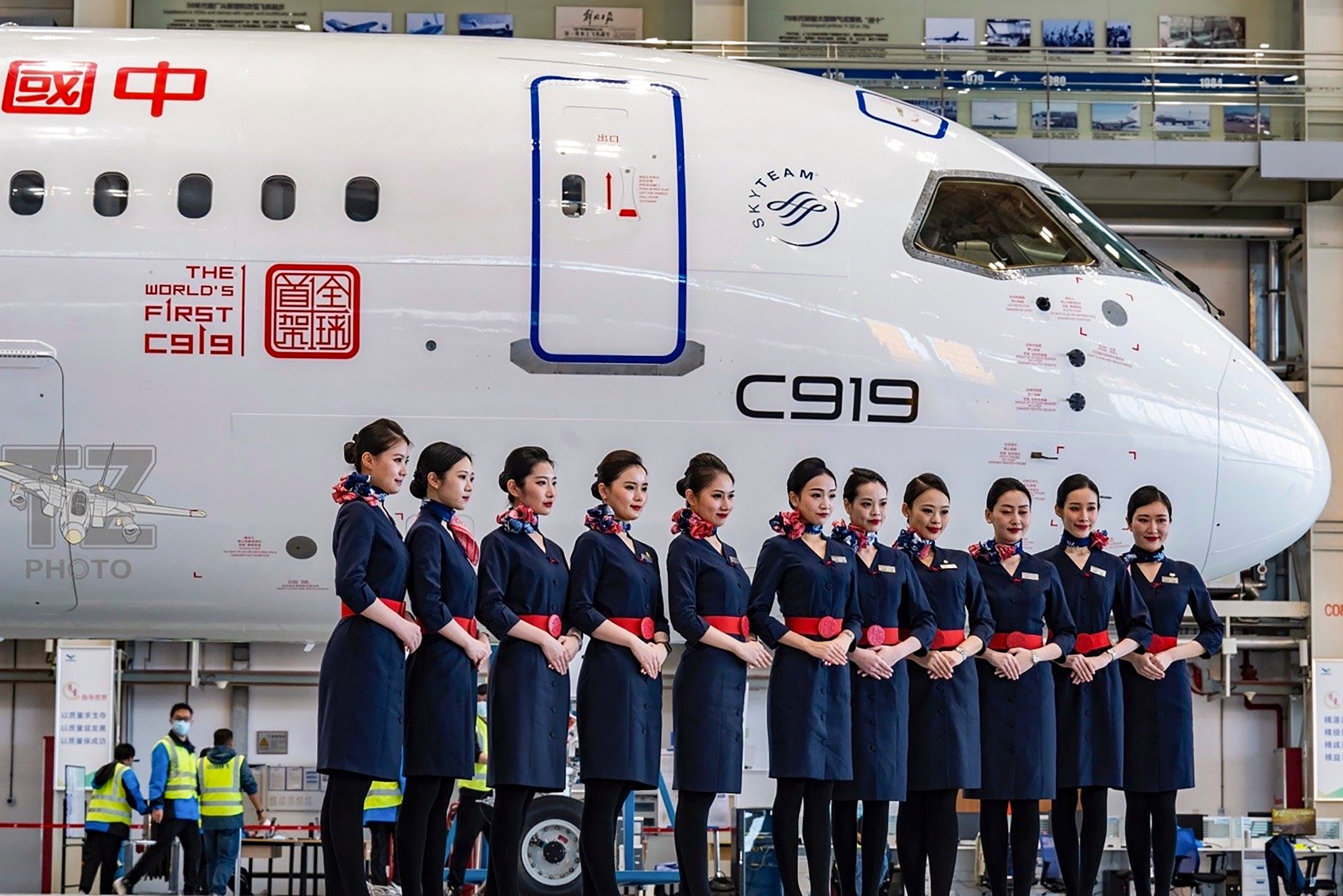 More than 1,200 orders have been placed for China’s C919 passenger jet. Photo: Weibo