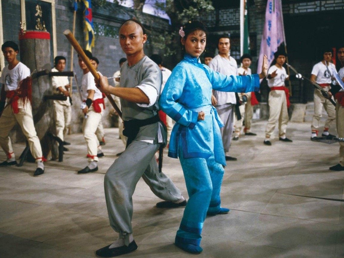 Gordon Liu (left) and Kara Wai in a still from Martial Club, directed by Lau Kar-leung.