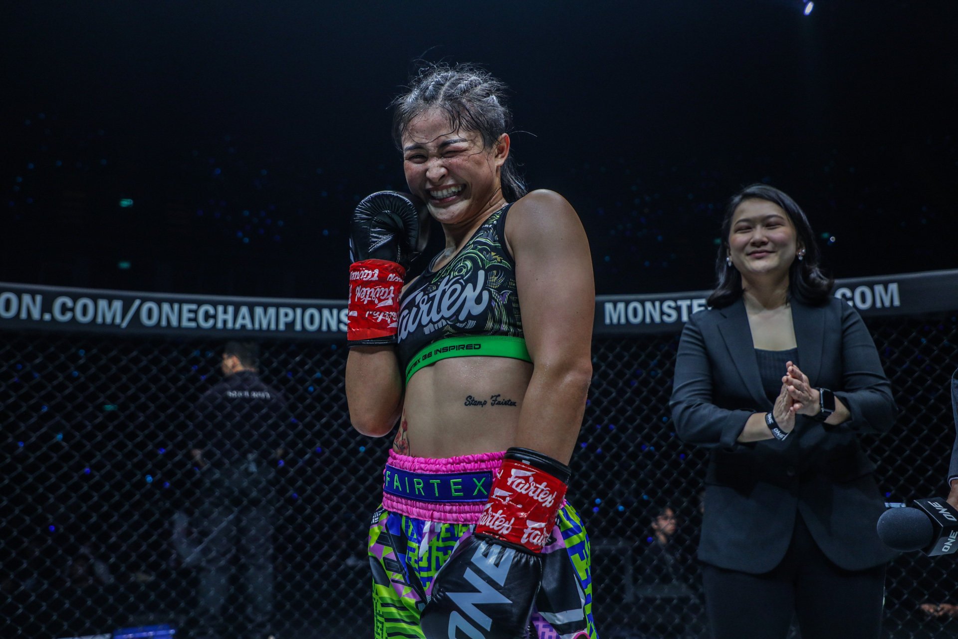 ONE Championship Stamp Fairtex s split decision win over