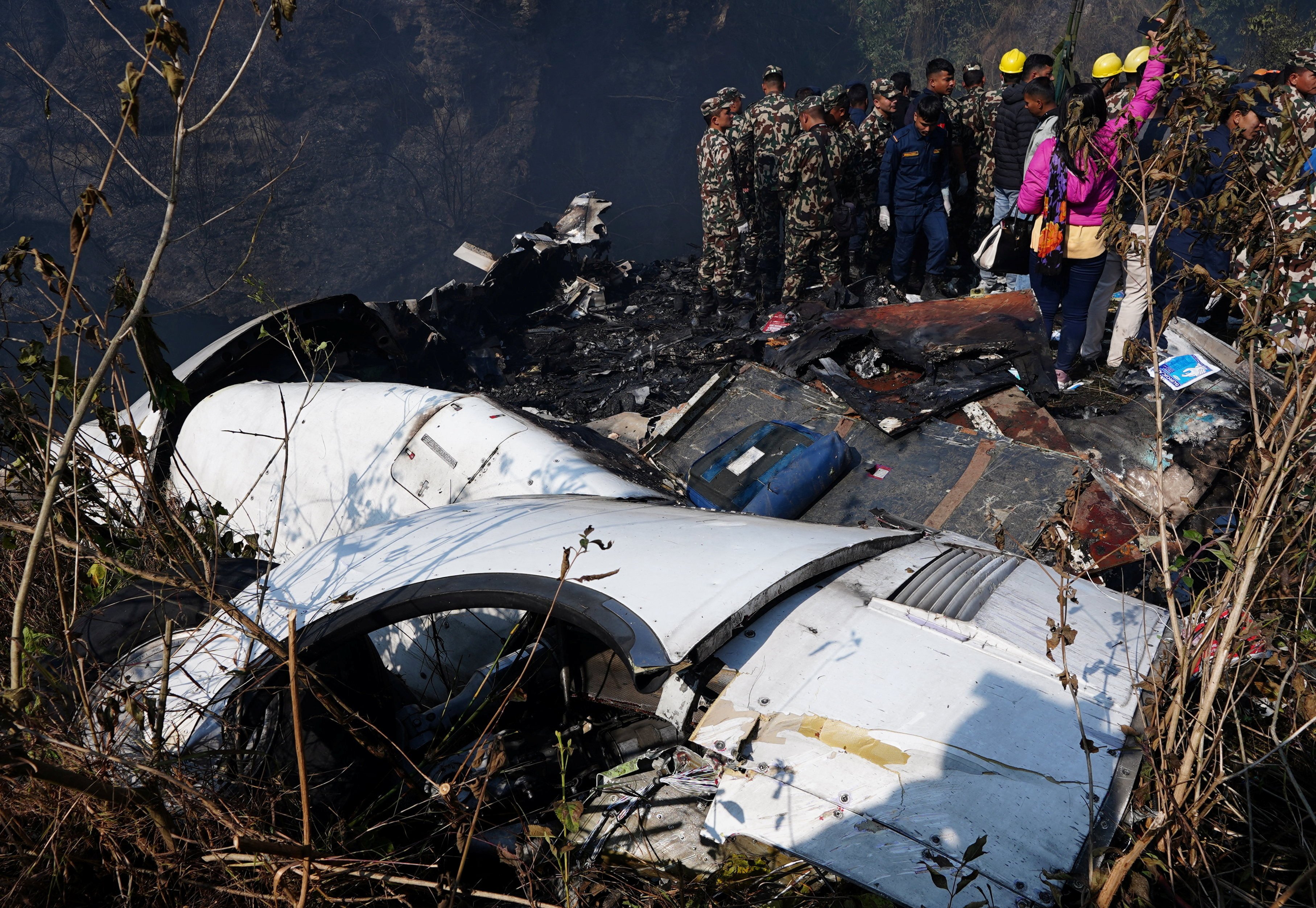 Падение авиакатастрофы. Катастрофа ATR 72 В Покхаре.