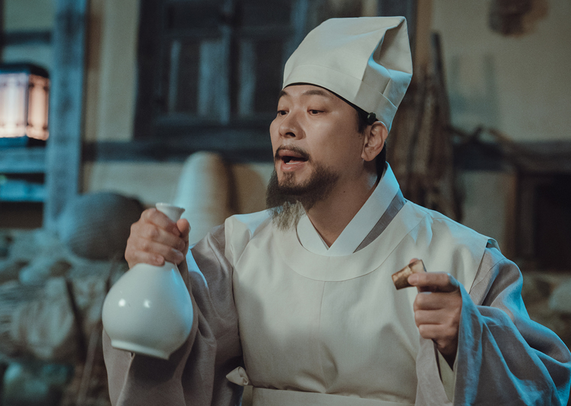 Kim Sang-kyung as physician Gye Ji-han in a still from Poong, the Joseon Psychiatrist Season 2.