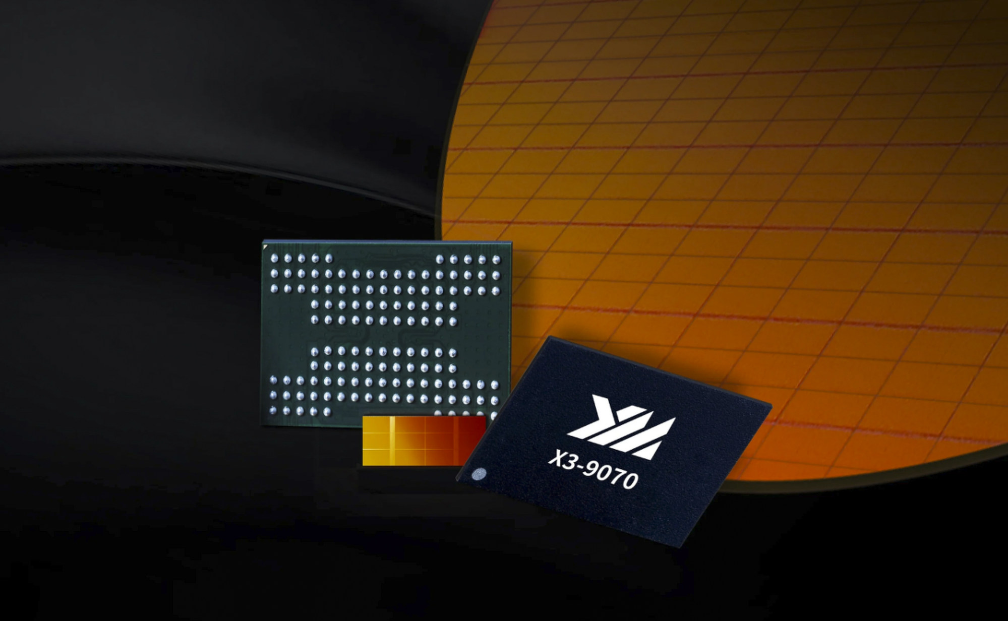 YMTC’s fourth-generation 3D flash memory. Photo: Handout