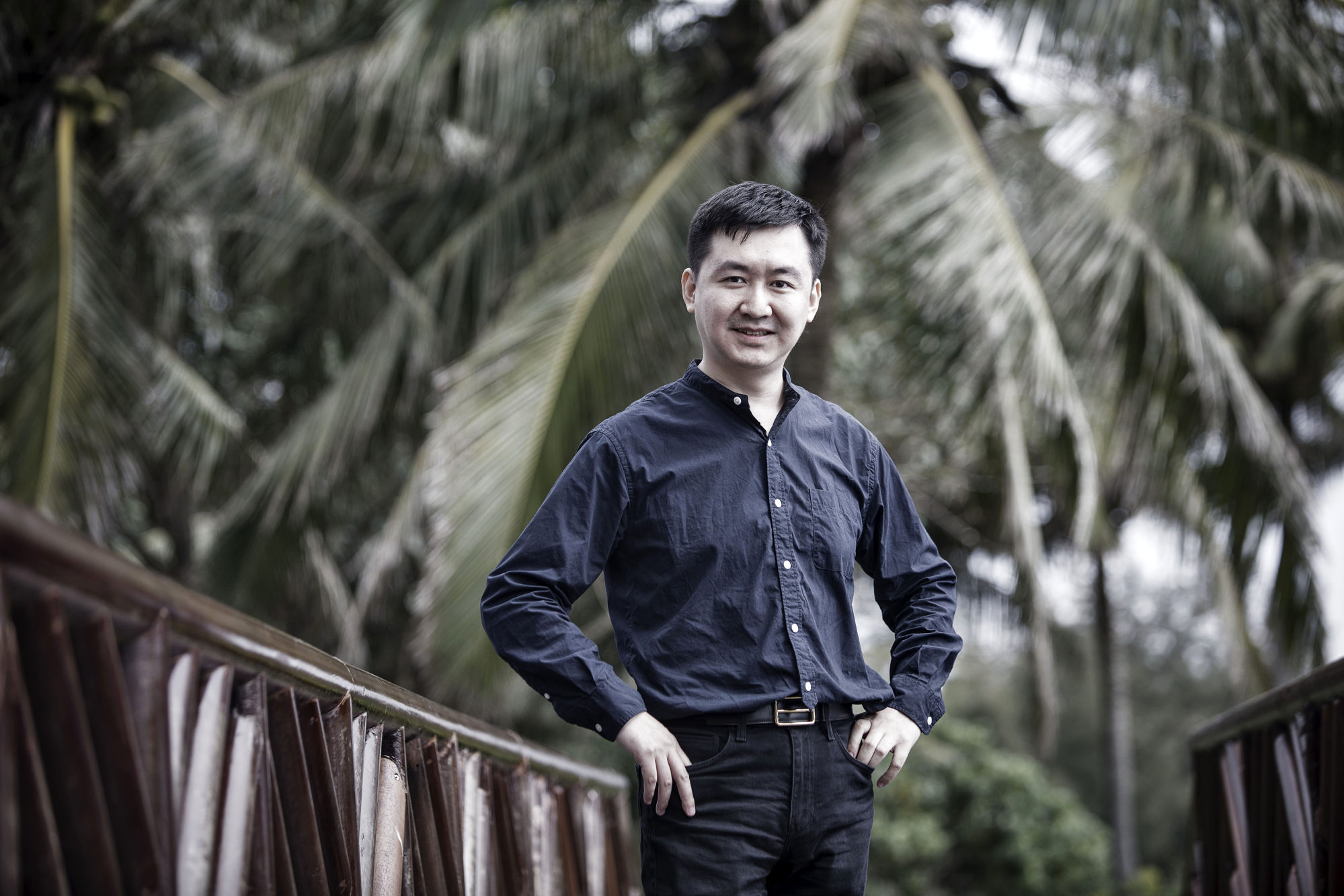 Wang Xiaochuan, founder of Sogou, poses for a photograph on the sidelines of the Boao Forum for Asia Annual Conference in March 2017. Photo: Bloomberg