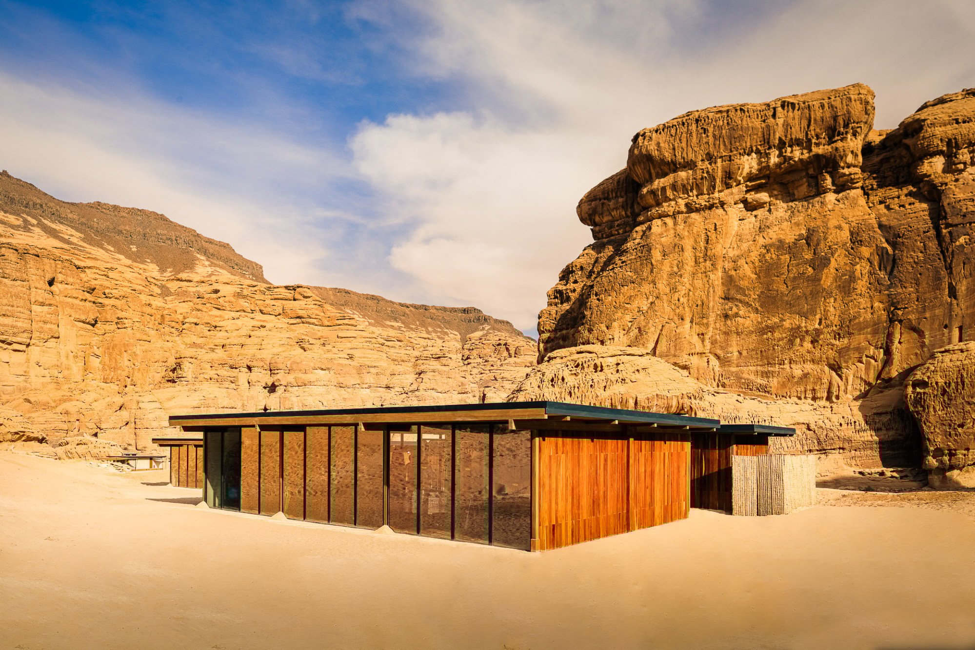 The Habitas Al-‘Ula luxury resort and hotel in Saudi Arabia.
