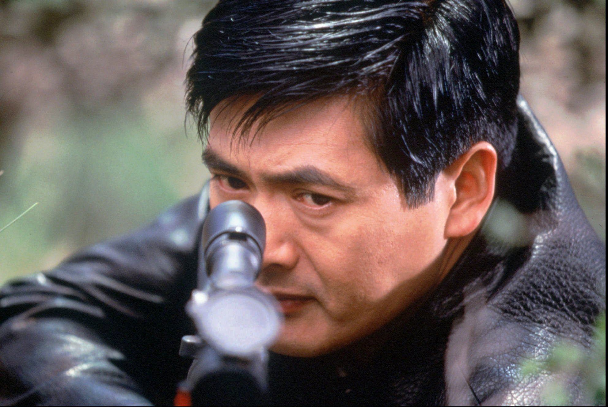 Chow Yun-Fat films a scene in his first American movie, “The Replacement Killers”. Photo: HO, Frank Masi, Columbia/TriStar Motion Picture Companies