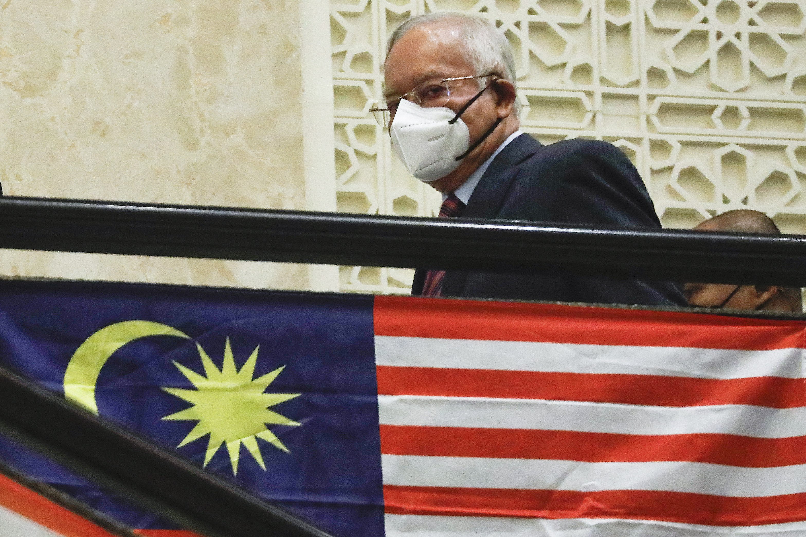 Former Malaysia prime minister Najib Razak was back in court Thursday to request that his 1MDB-linked case be reviewed, in his latest attempt to overturn his 12-year prison sentence. Photo: EPA-EFE/File