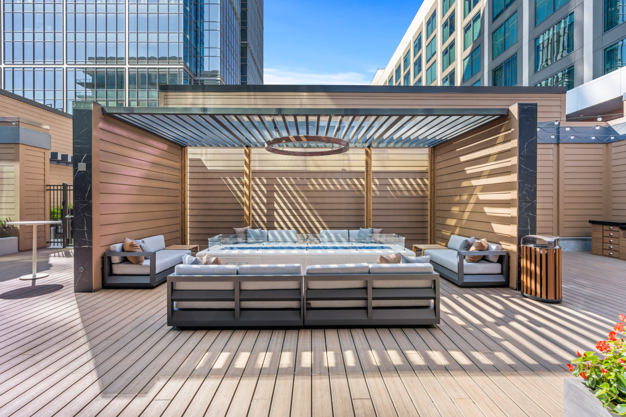 An outdoor area of 40 West 12th. Photo: Handout