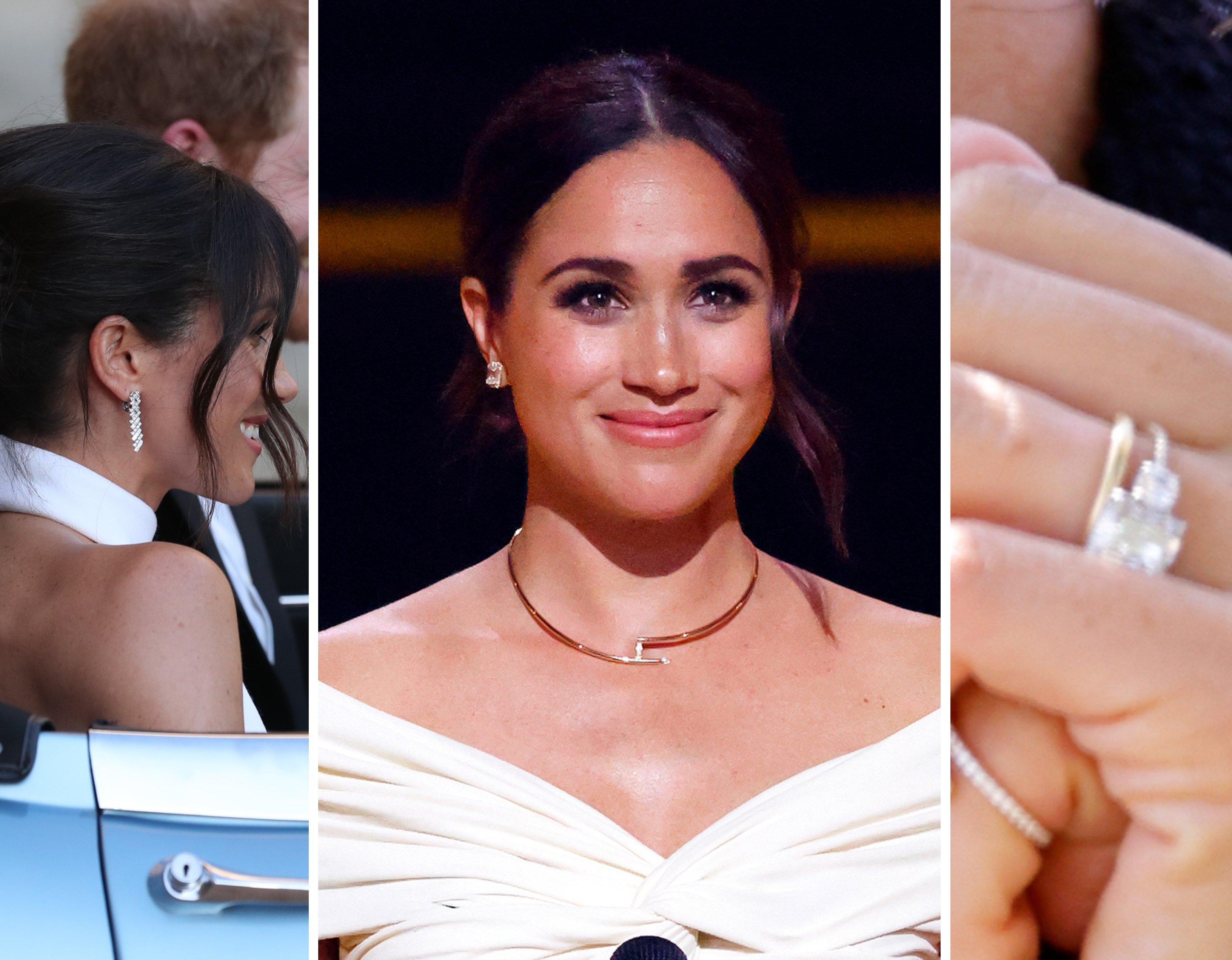 Meghan Markle’s jewellery collection features plenty of classic Cartier – but what else? Photo: Getty