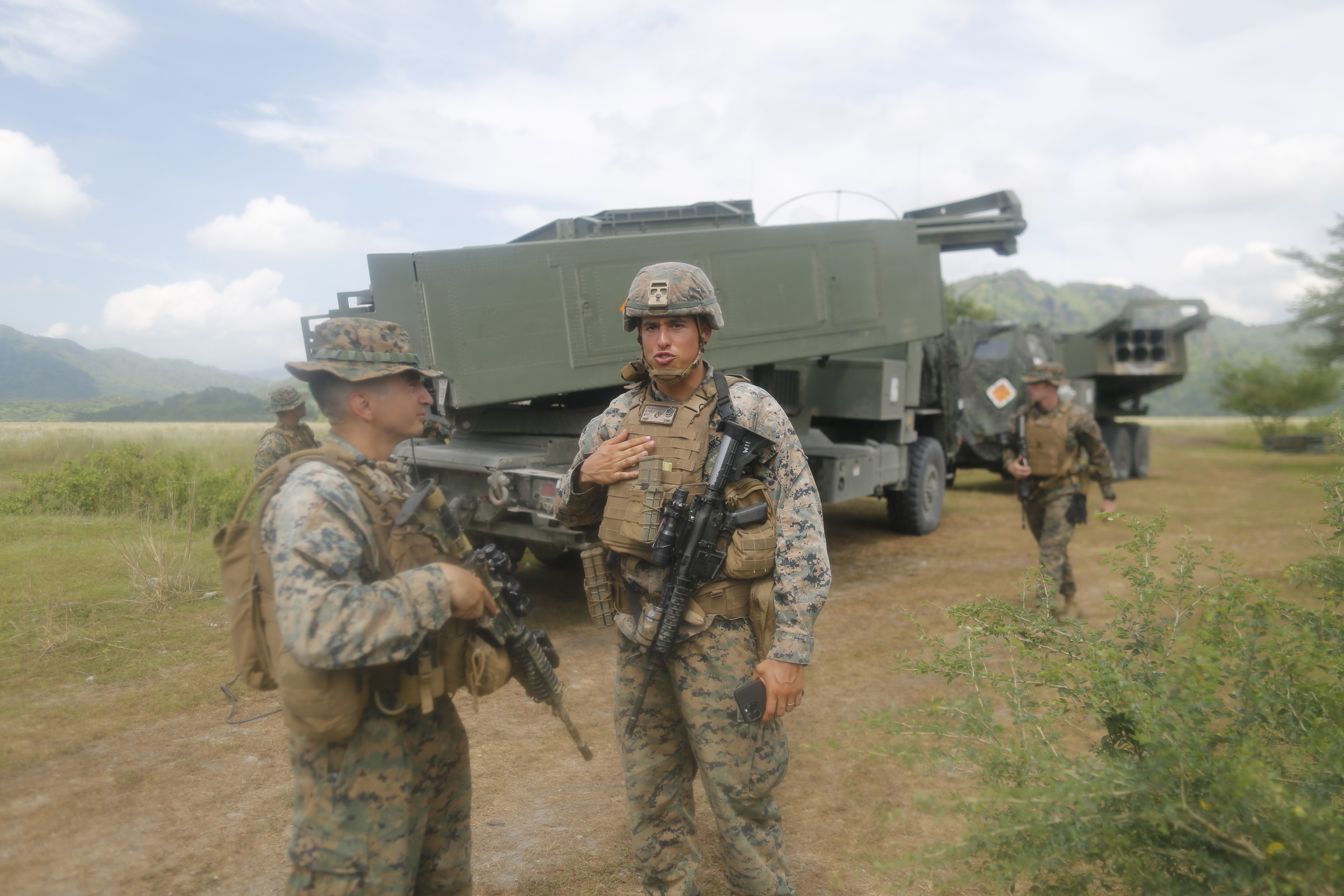 US Marines during a drill in the Philippines, one of Washington’s main allies in the region. Photo: EPA-EFE
