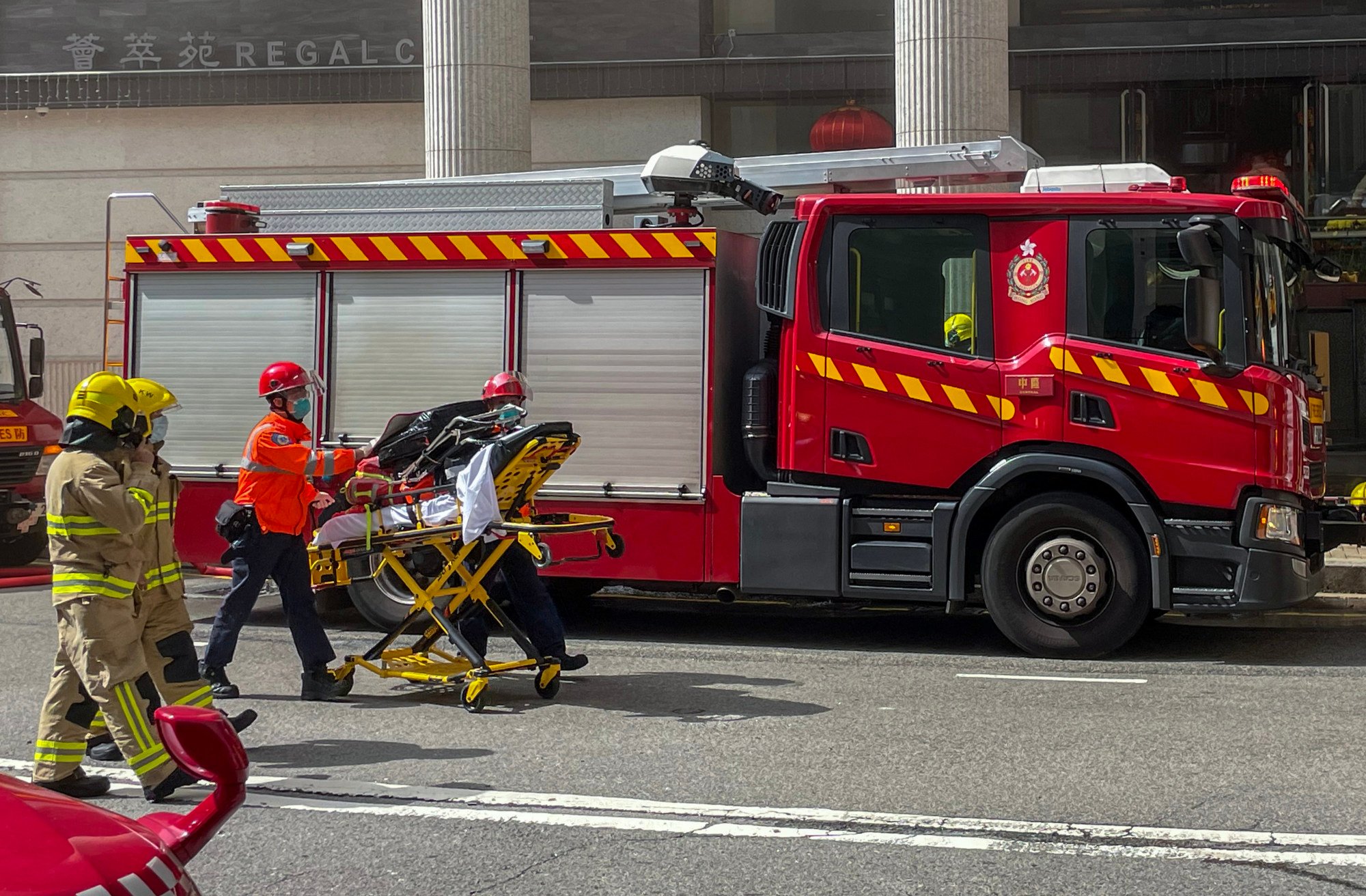 Woman, 70, dies after fire engulfs Hong Kong public housing flat