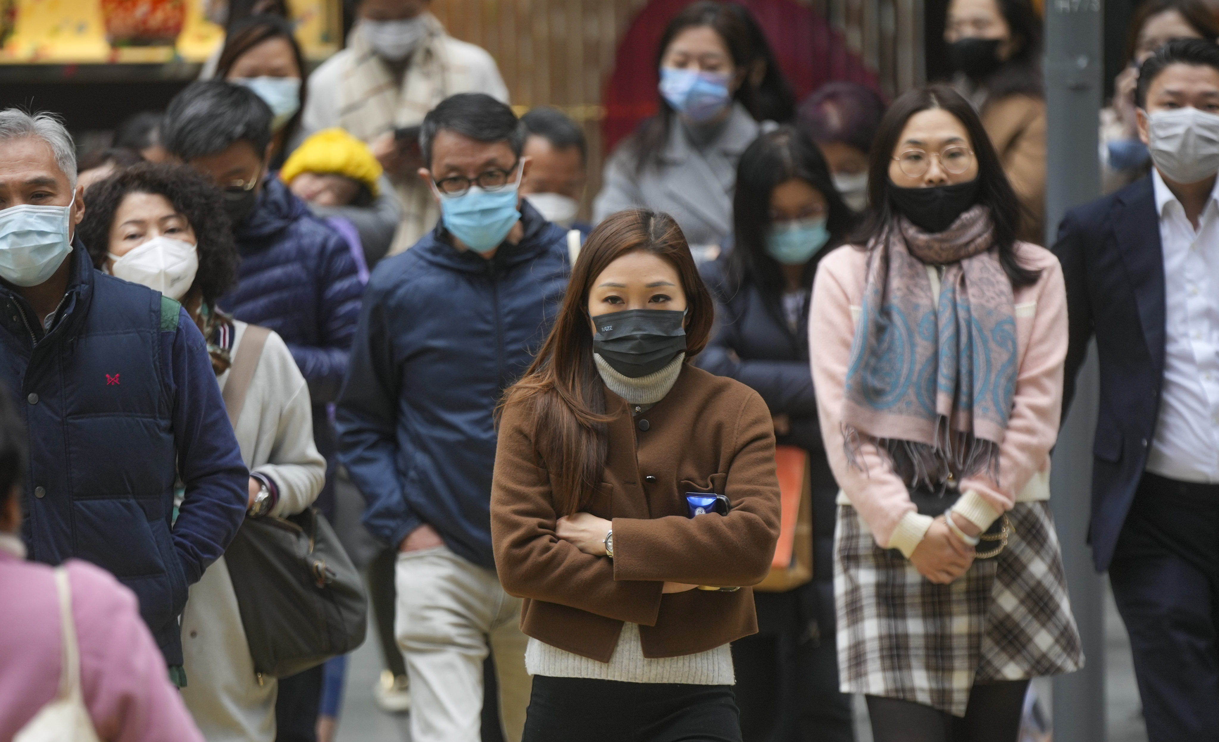 Hong Kong issues weather warning as cold front moves across