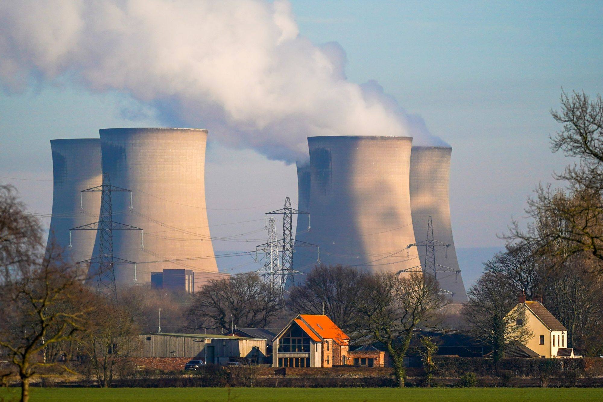 Cooling towers are seen on January 23 at Drax Power Station, near Selby, UK, where coal-fired units 5 and 6 have been put on standby to generate electricity supplies during a cold snap. Global consumption of coal hit a record high in 2022 despite the recognised need to shift away from fossil fuels. Photo: Bloomberg