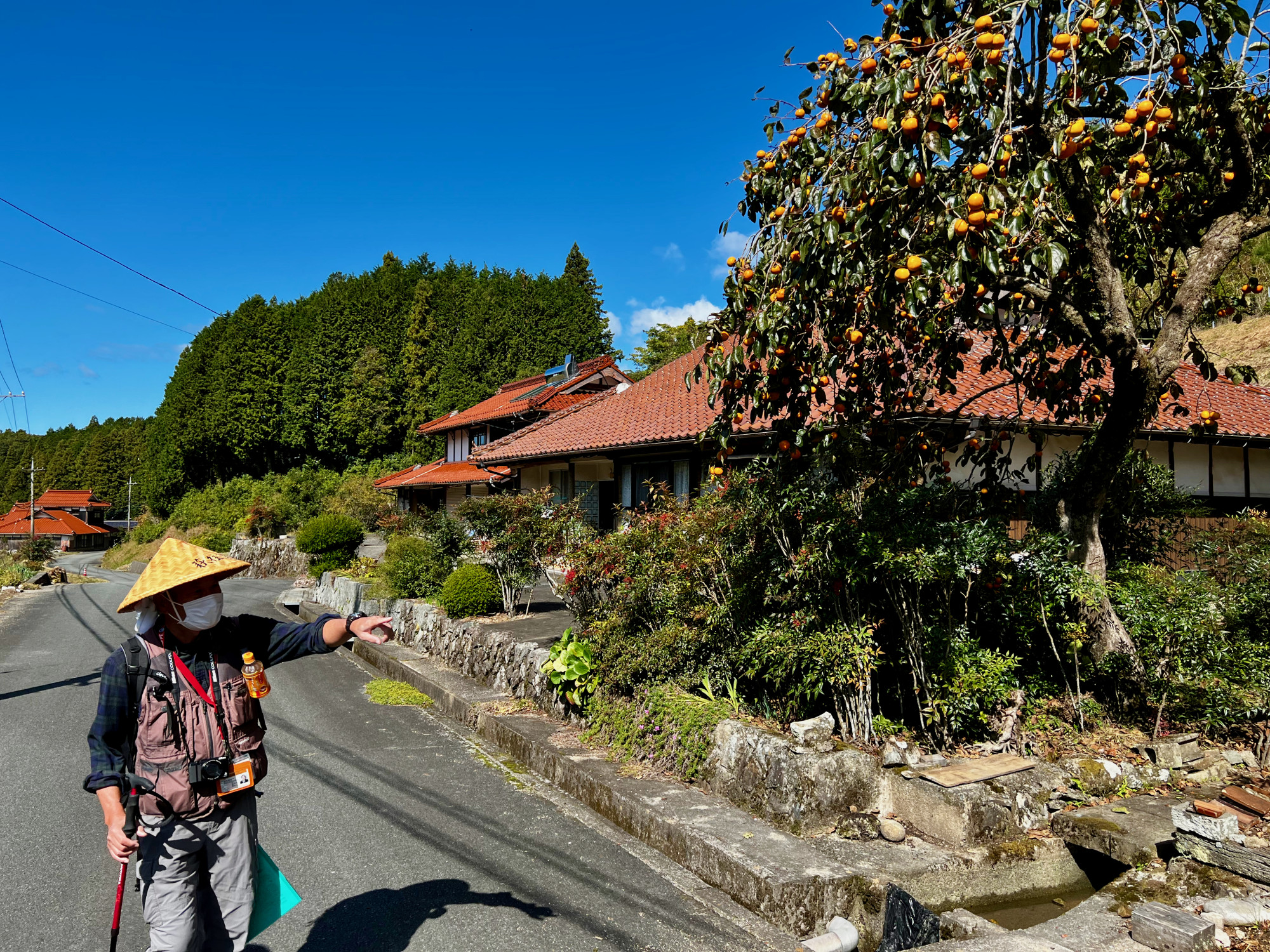 On Walk Japan’s San’in Quest, a guide details the local history. Photo: Peter Neville-Hadley