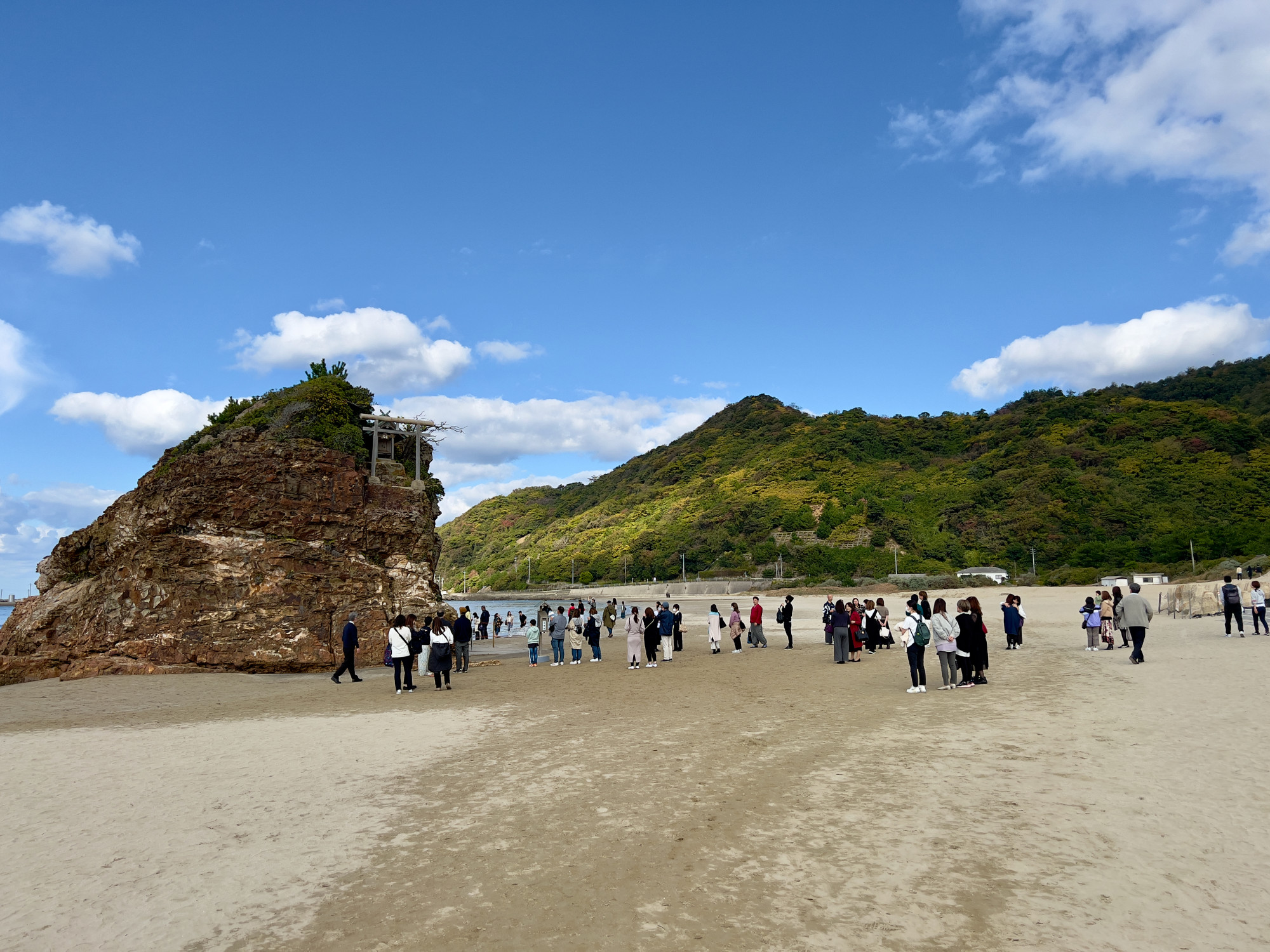 Inasa beach in Izumo is the site where, it is believed, Shinto’s eight million gods come ashore every year. Photo: Peter Neville-Hadley