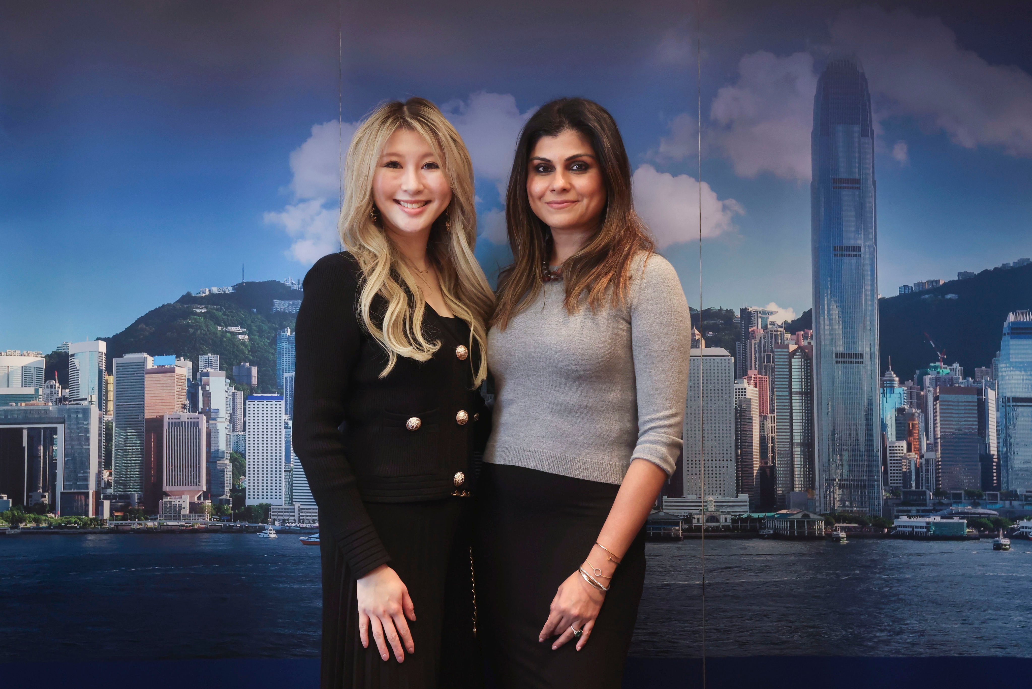 Alison Tsai (left), chairwoman of Women in Law Hong Kong, and Amita Haylock, partner at Mayer Brown. Photo: Jonathan Wong
