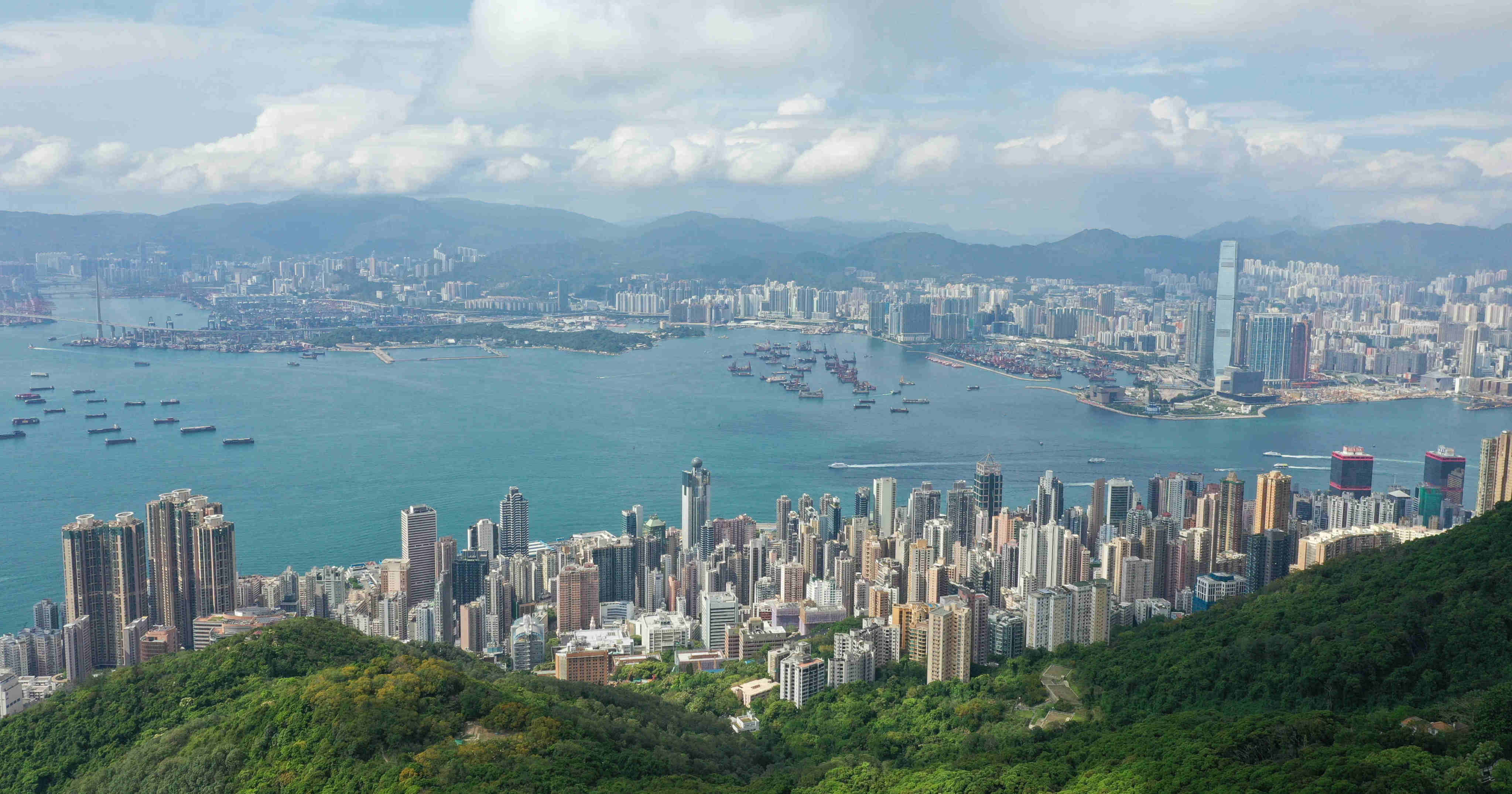 View from Hong Kong’s Mount High West. Photo: May Tse
