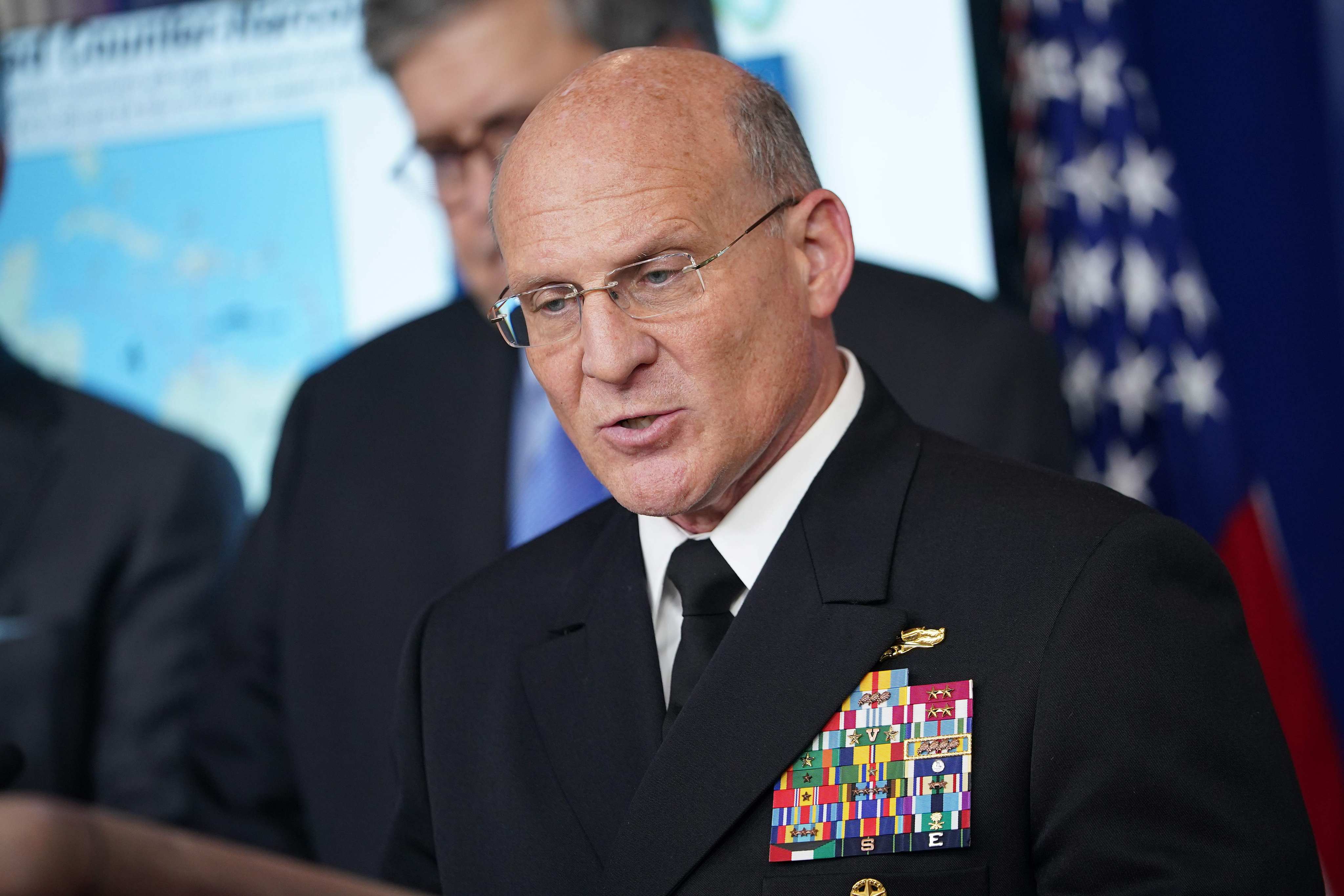 US Chief of Naval Operations Admiral Michael Gilday. Photo: AFP