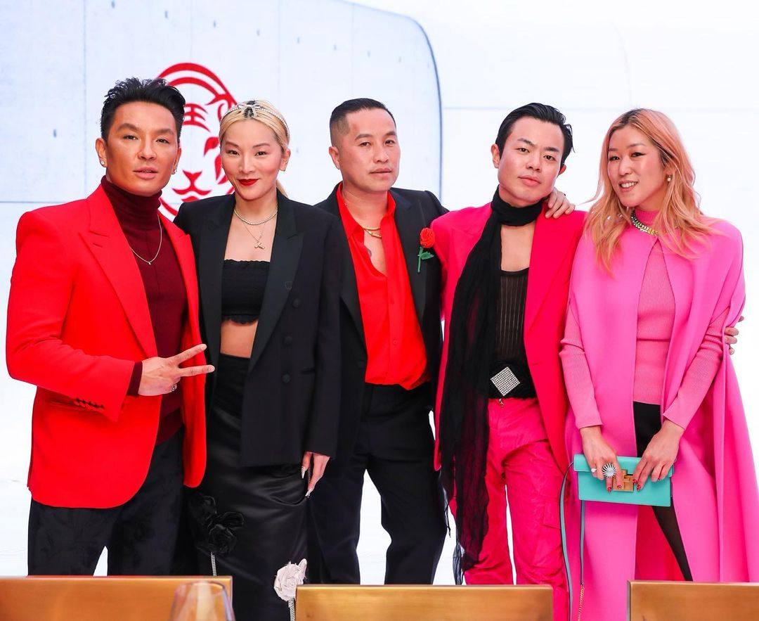 Prabal Gurung, Laura Kim, Tina Leung, Phillip Lim and Ezra J. William all share a love for food, fashion and Asian representation advocacy. Photo: @troublewithprabal/Instagram