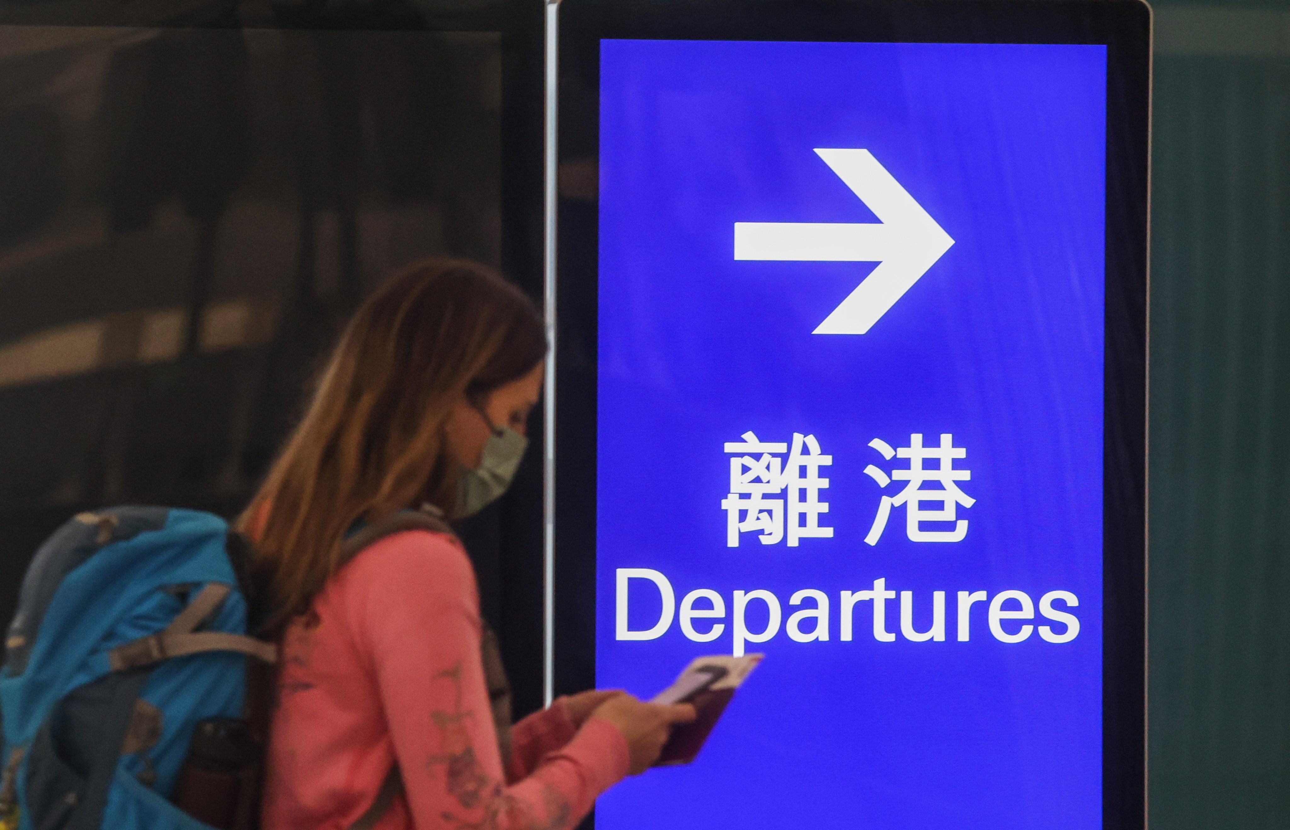The departures hall at Hong Kong International Airport. Hong Kong has seen a net loss of young people between ages 15 and 24 at a time when it needs young, local talent more than ever amid an increasingly aged society. Photo: K.Y. Cheng