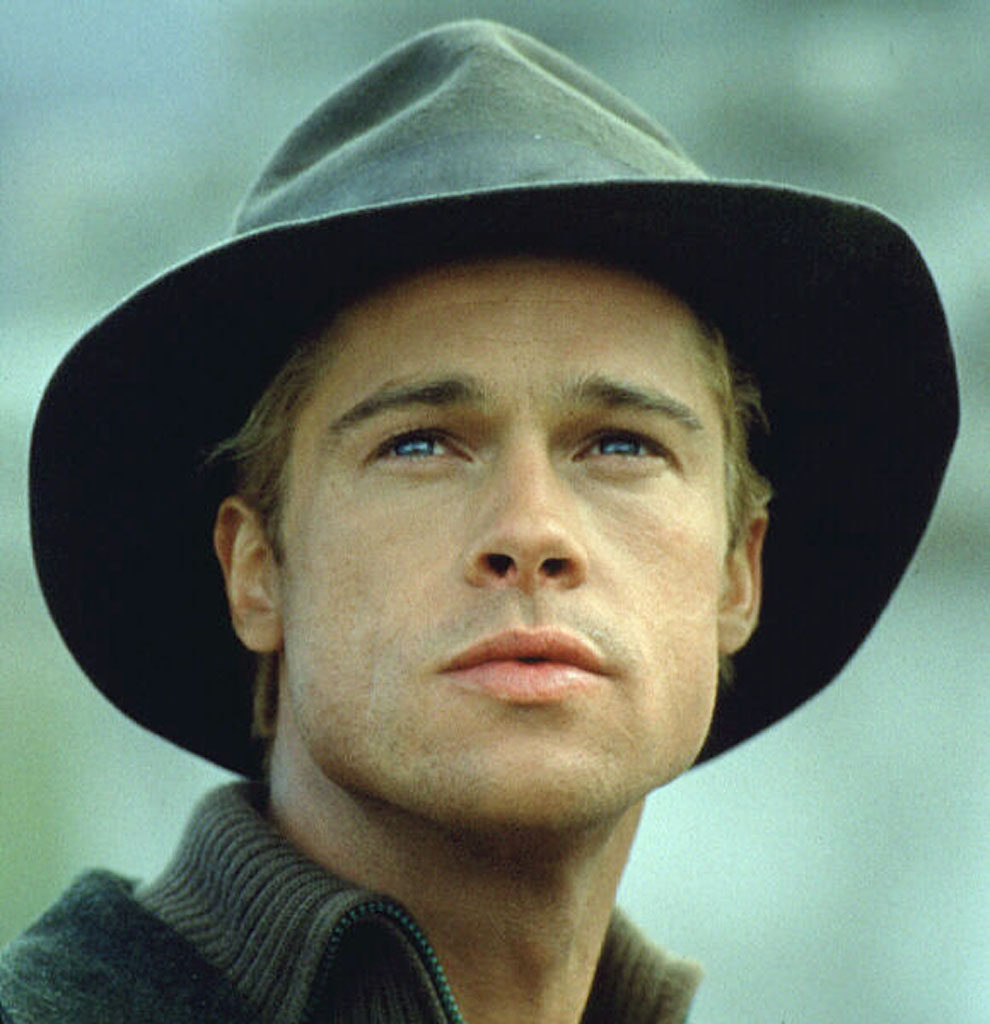 Brad Pitt as mountaineer Heinrich Harrer in a still from Seven Years in Tibet (1997), directed by Jean-Jacque Annaud. Photo: Columbia/Tristar Photo.