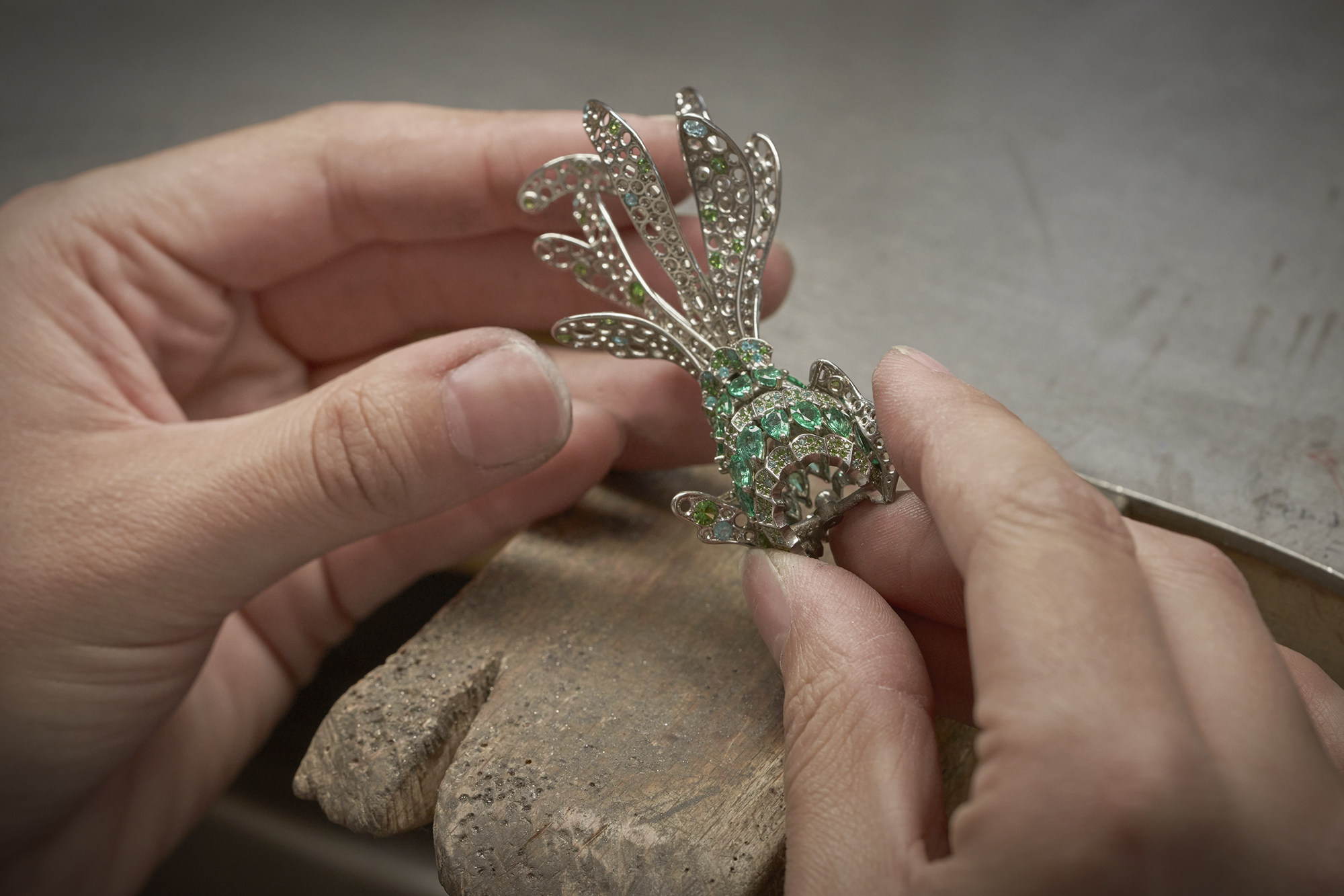 Chopard and other high jewellery brands love to mimic the wonders of nature in their rings, brooches, bracelets and earrings. Photo: Chopard