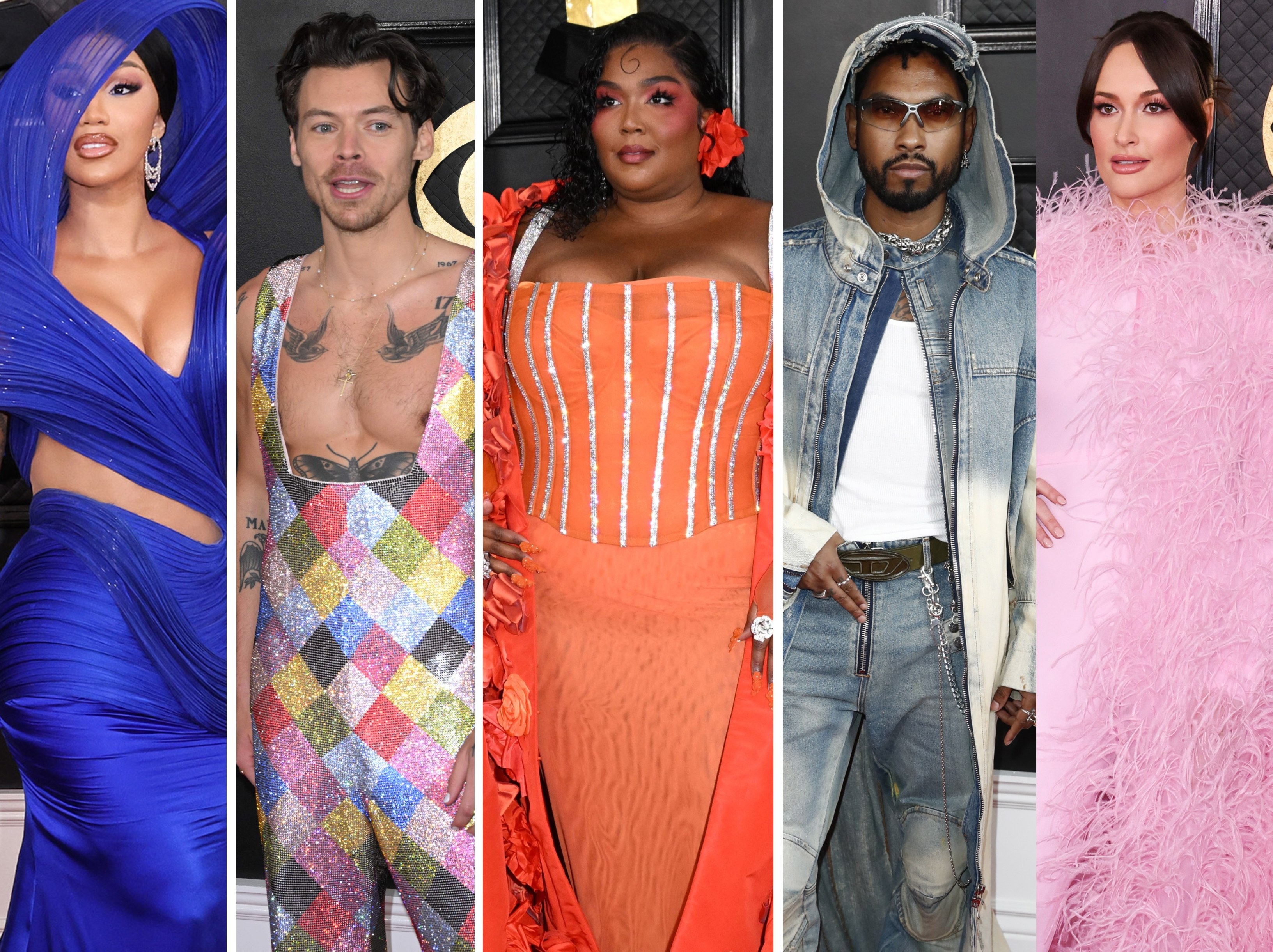 2023 GRAMMYs Red Carpet Fashion Highlights: Taylor Swift, Cardi B, Harry  Styles, Lizzo, Doja Cat & More