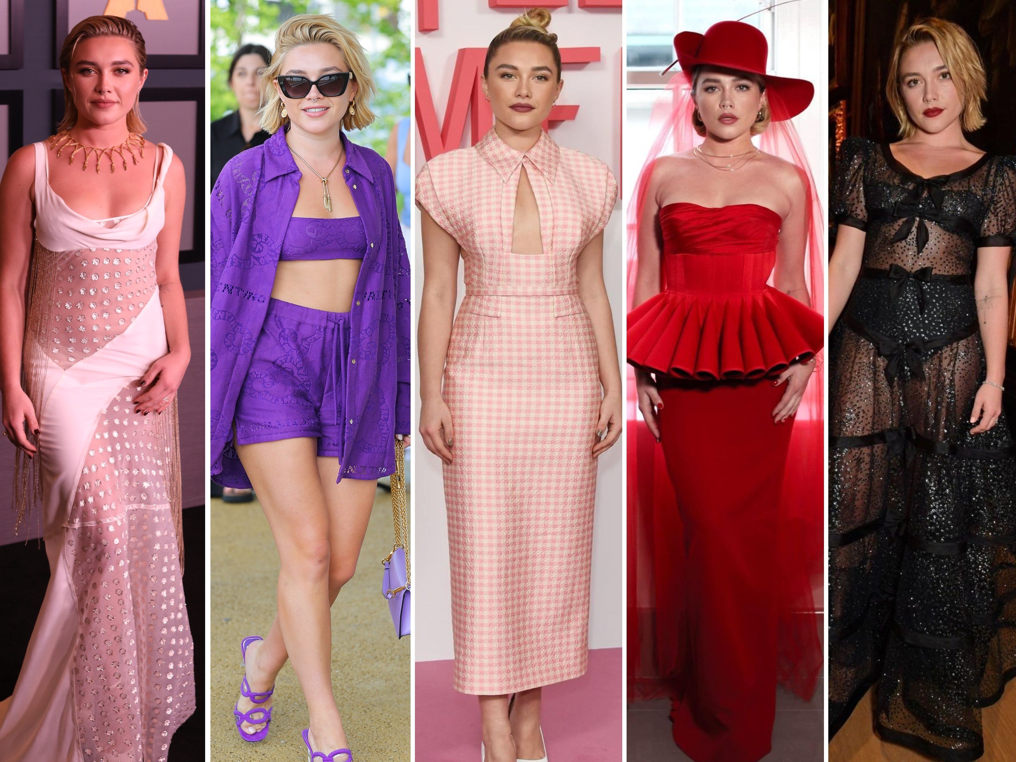 16 of Florence Pugh's boldest red-carpet ensembles: from the Black