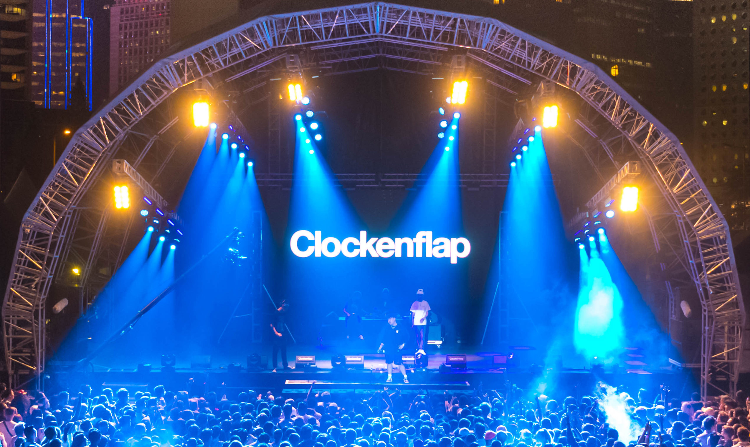The Clockenflap event in 2018. Photo: Handout