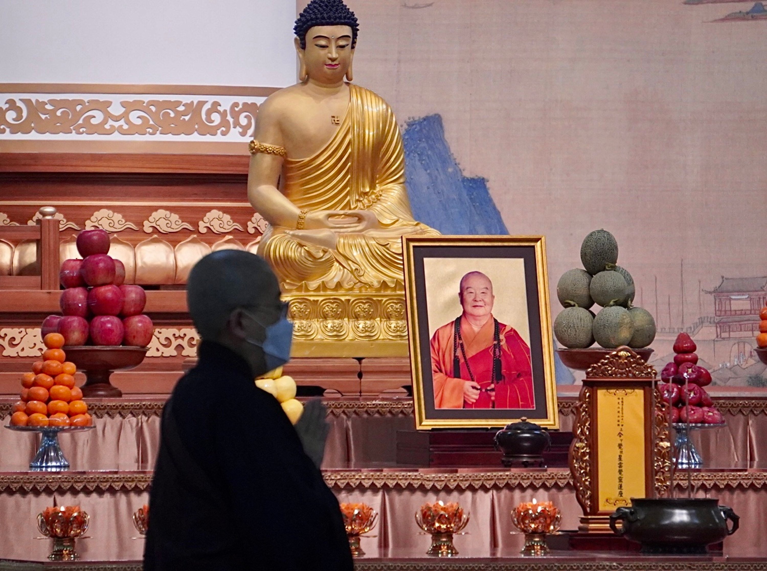 Fo Guang Shan founder Hsing Yun died last weekend. Photo: CNA