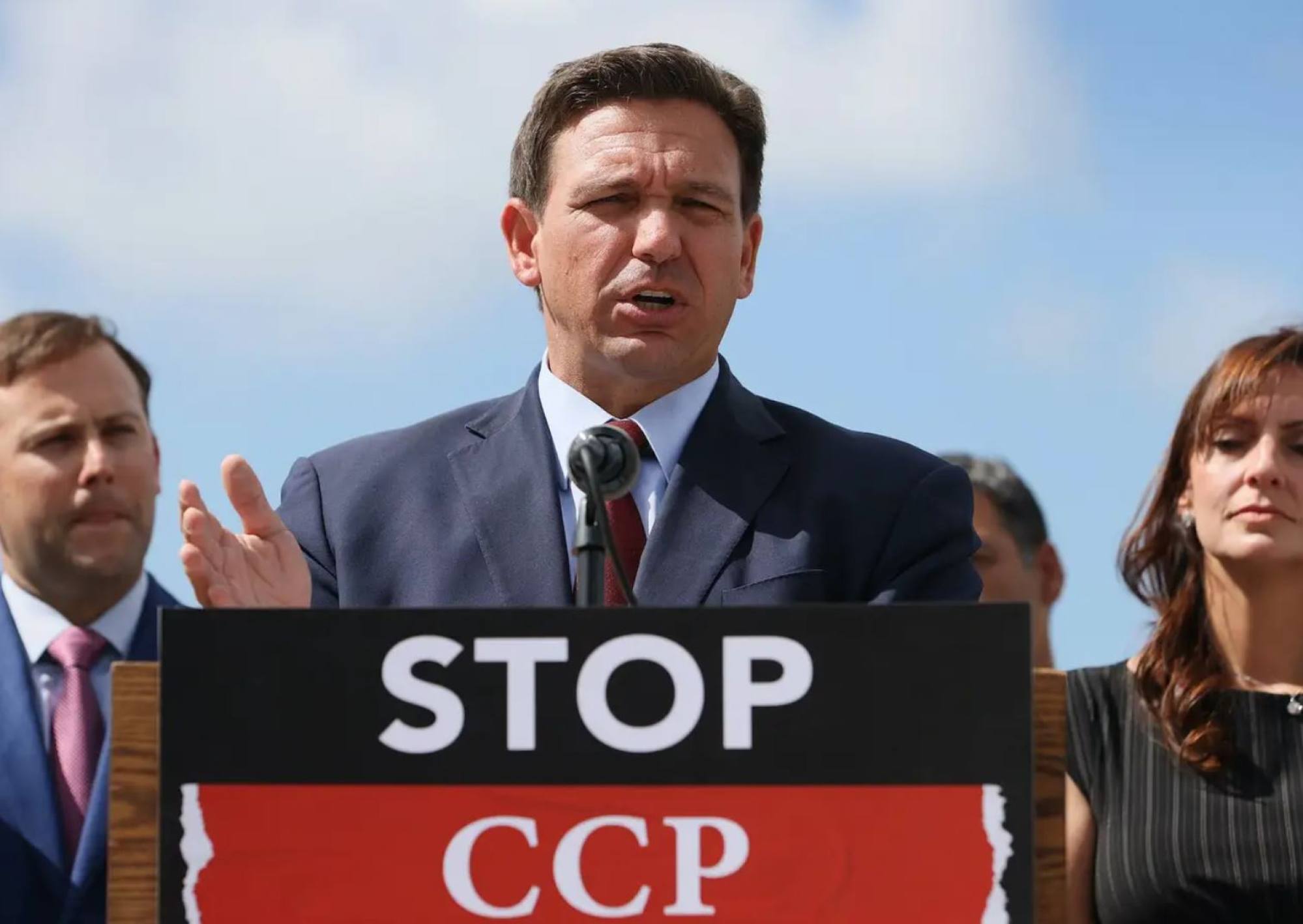 Gov. Ron DeSantis of Florida, widely expected to seek the Republican presidential nomination in 2024, has vowed to support legislative bans on Chinese land ownership. Photo: Getty Images