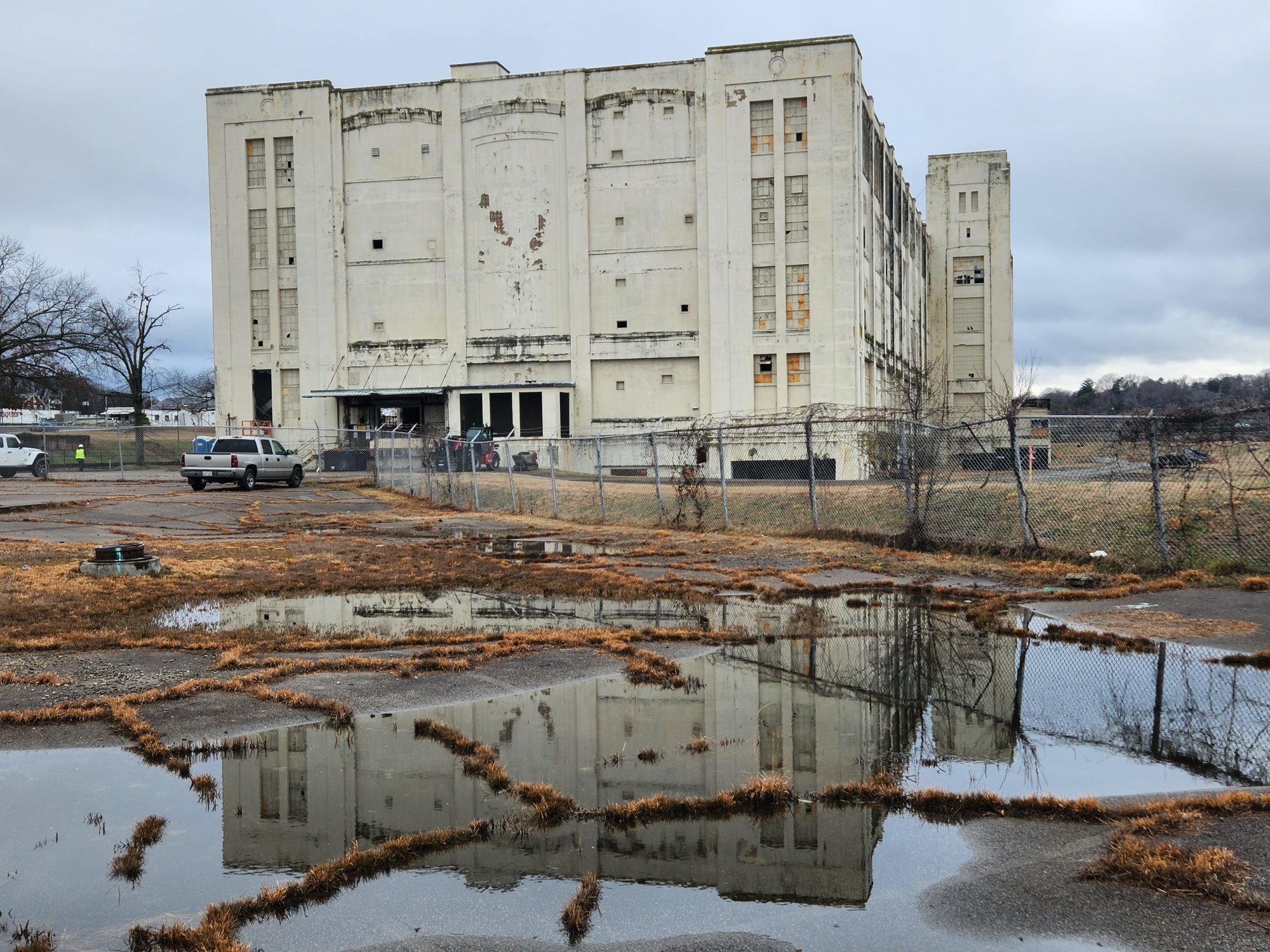 A 1920s-era mill building is being converted into residential housing in Danville, Virginia. Photo: Mark Magnier