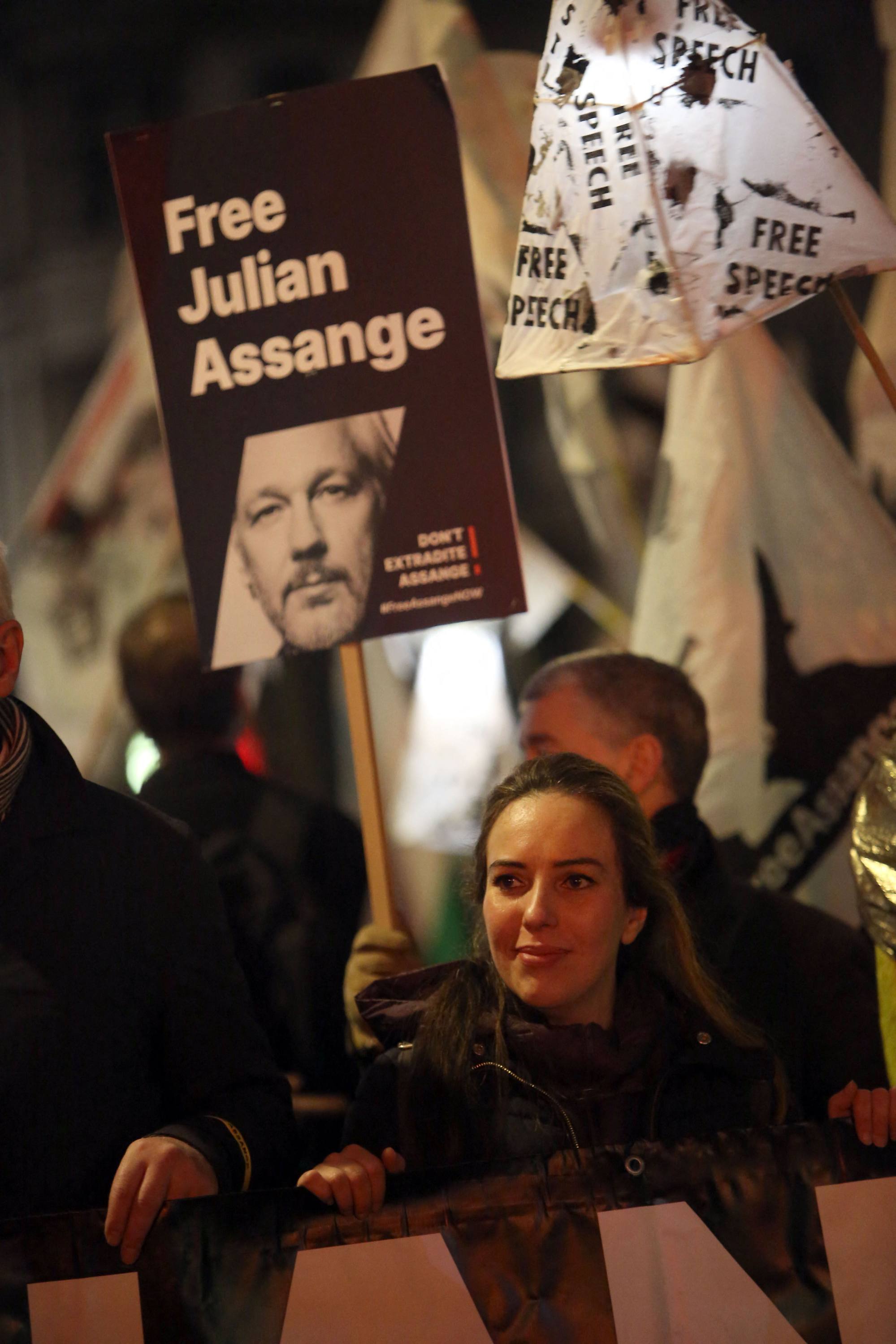 Thousands Hold 'Night Carnival' To Free Julian Assange 