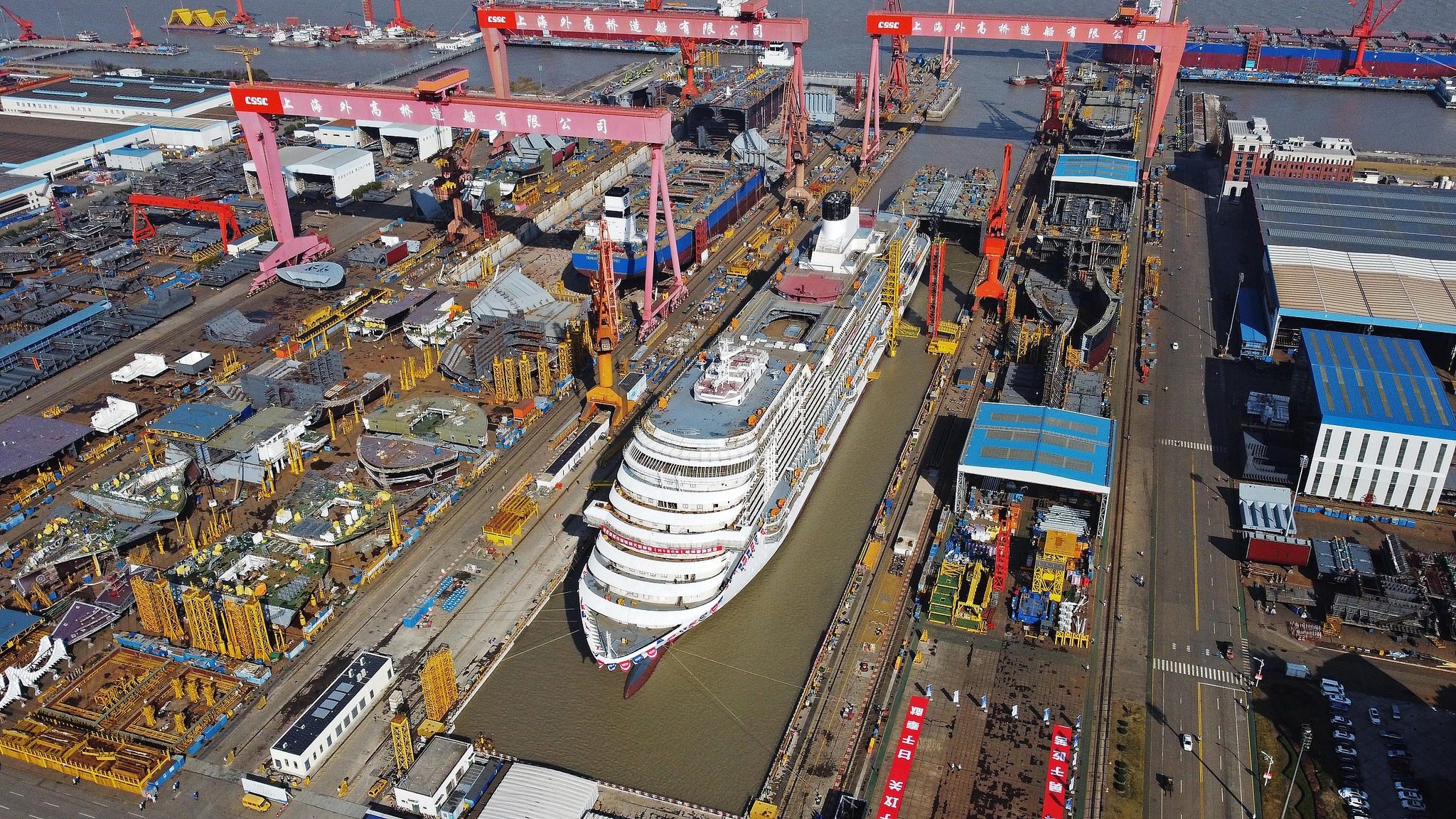 Sea trials for China’s first home-grown cruise ship, the H1508, are expected to begin in July. Photo: SCMPOST