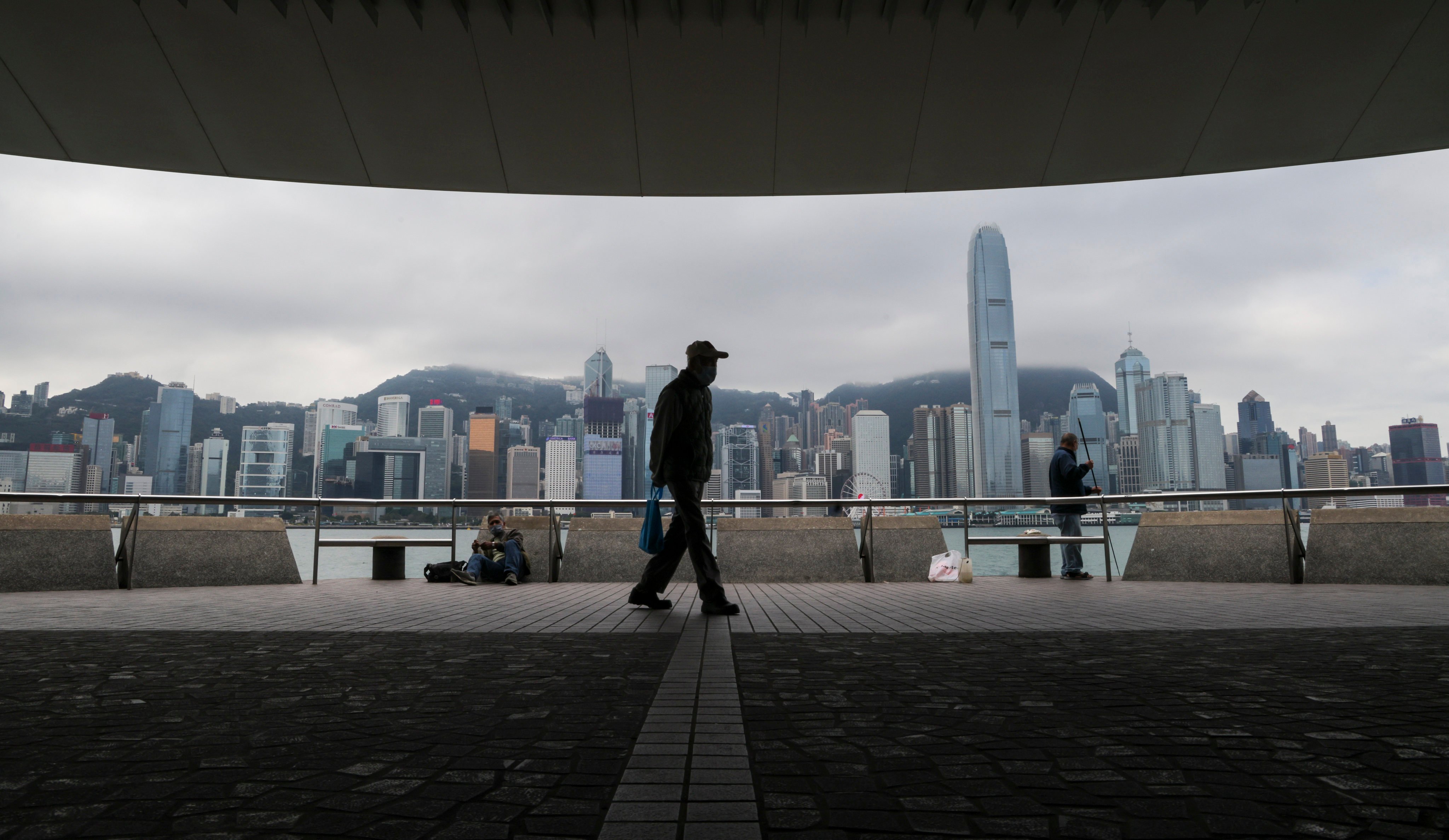 The Tsim Sha Tsui Promenade in  Hong Kong. The city recorded its best air quality in a decade last year. Photo:  SCMP / Jelly Tse