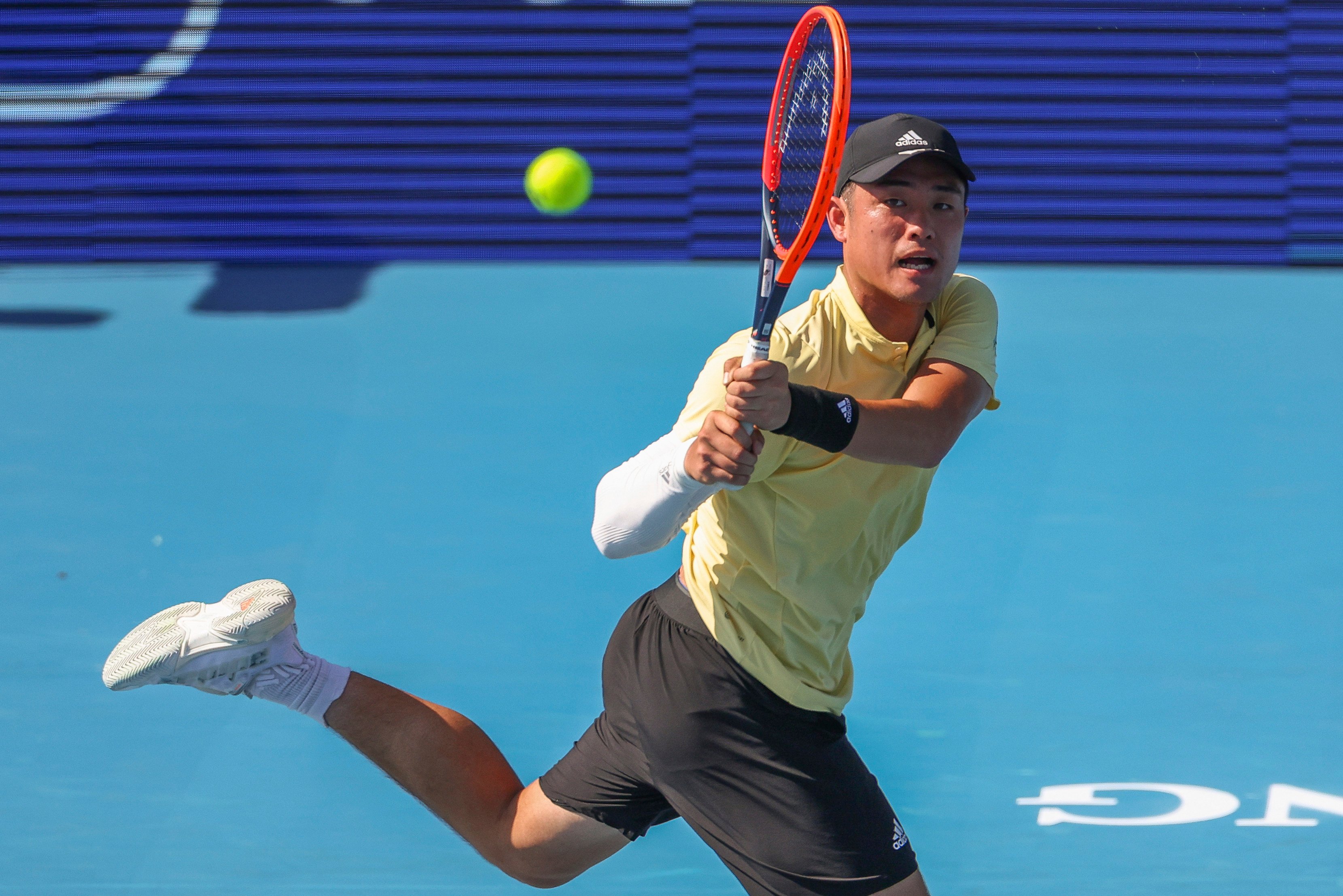 China’s Wu Yibing has climbed to 58th in the latest ATP Tour singles rankings. Photo: AP