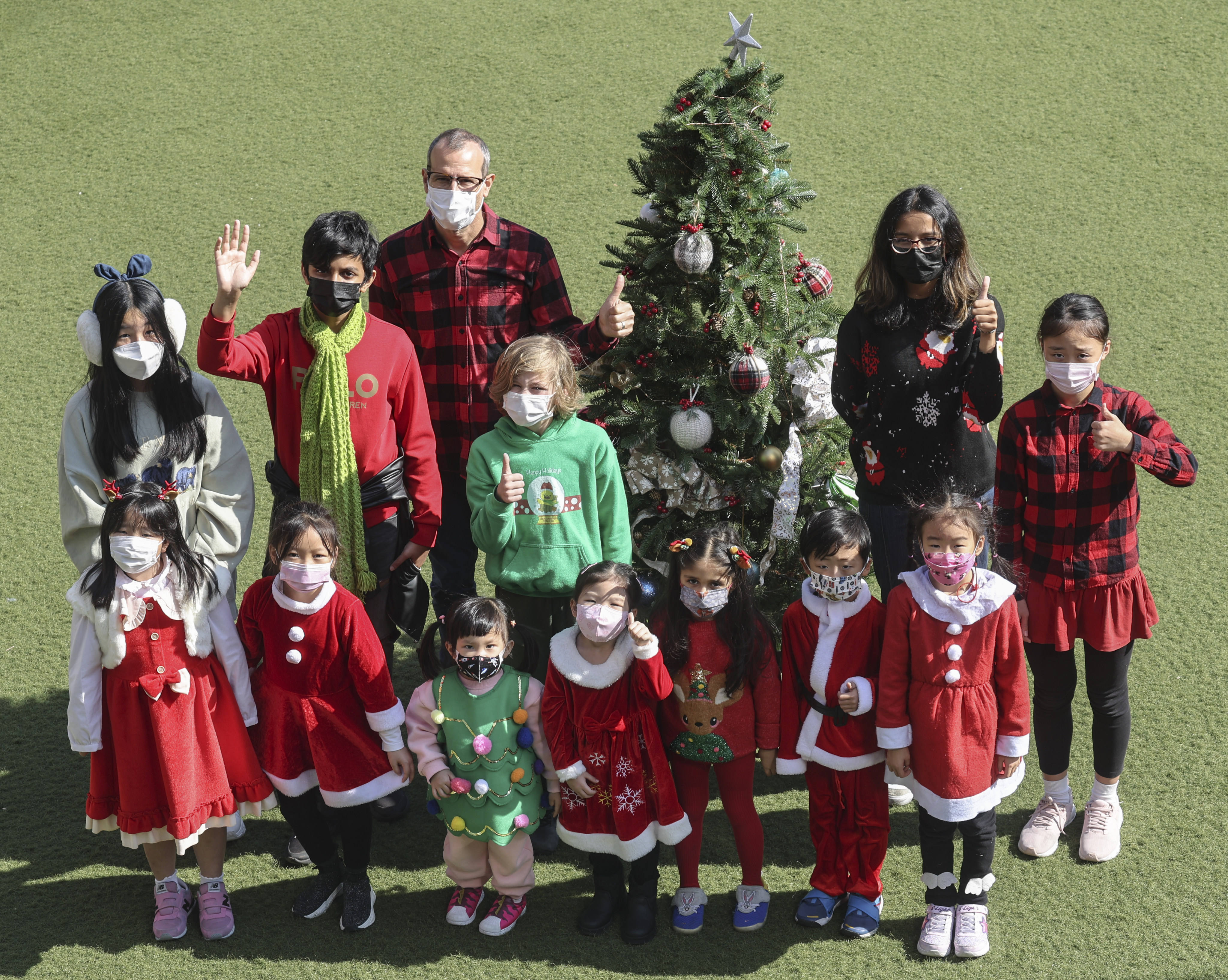 The international school in Kowloon Tong has been a longtime partner of Operation Santa Claus. Photo: Edmond So