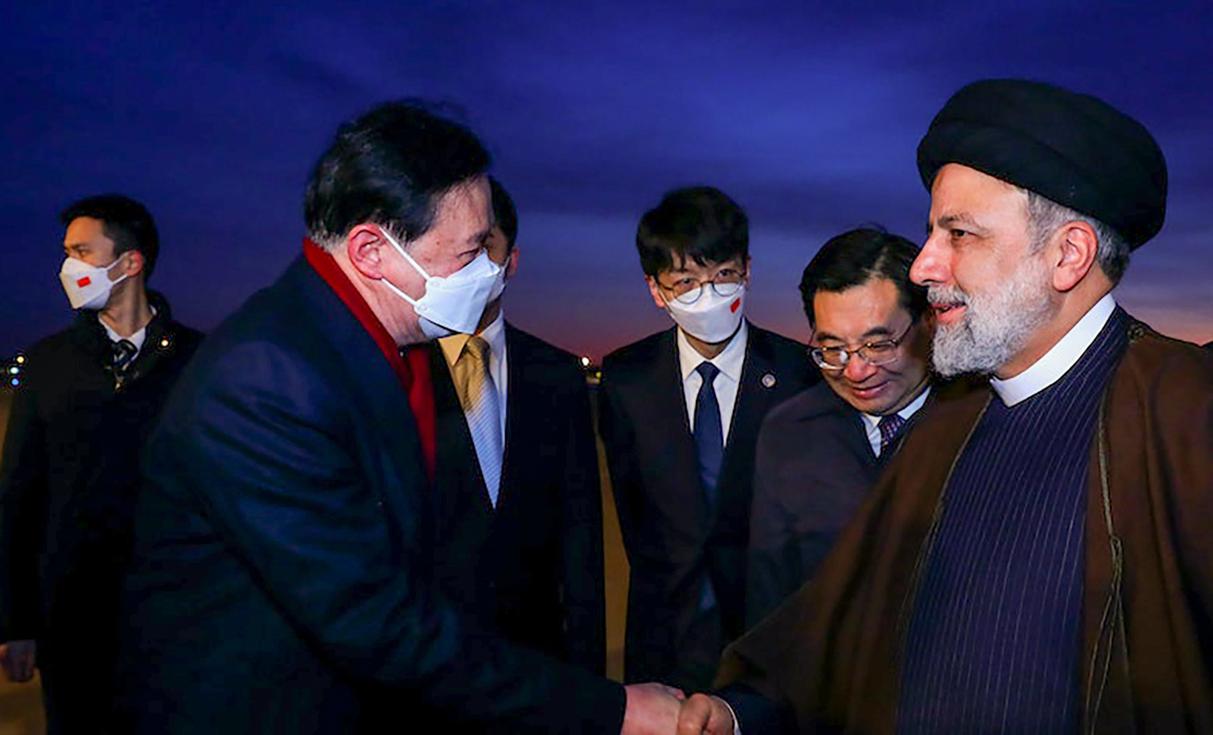 Iranian President Ebrahim Raisi arrives in Beijing on Tuesday morning at the start of a three-day trip to China. Photo: Handout