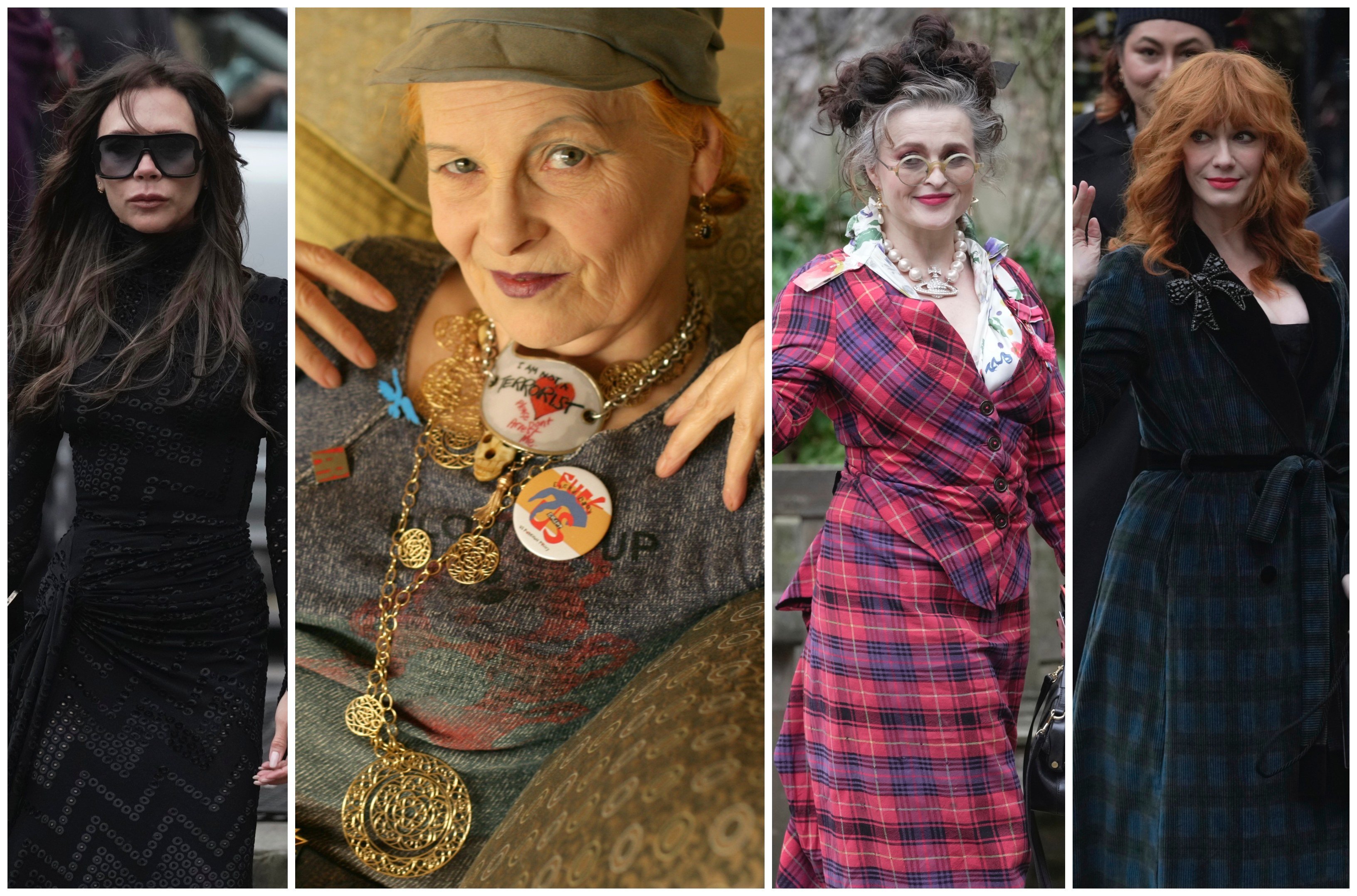 A--list guests styled themselves in classic Vivienne Westwood fashion for the memorial in London. Photos: SCMP, AP, Reuters