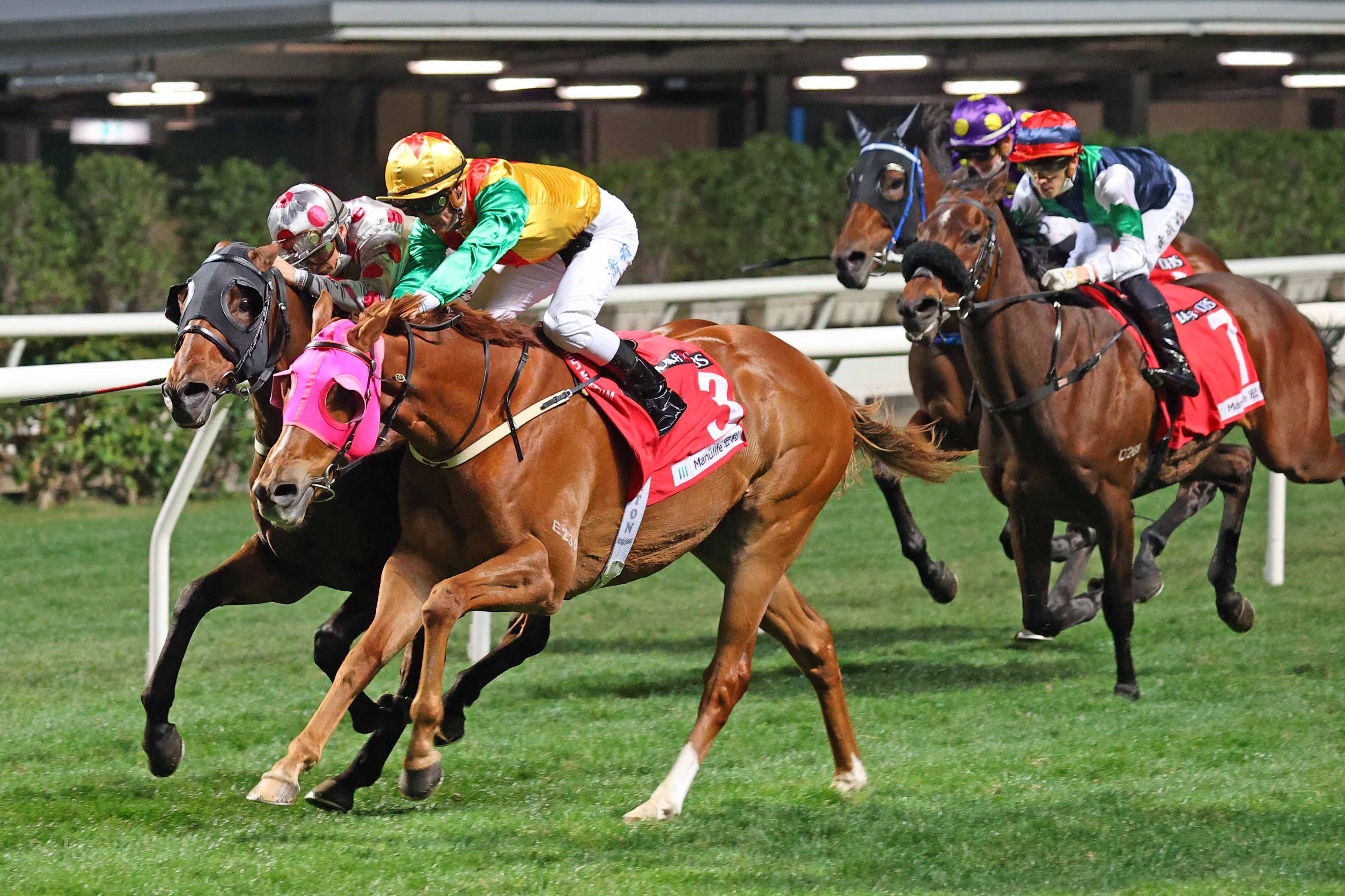 Meaningful Star wins at Happy Valley in February last year. Photo: HKJC