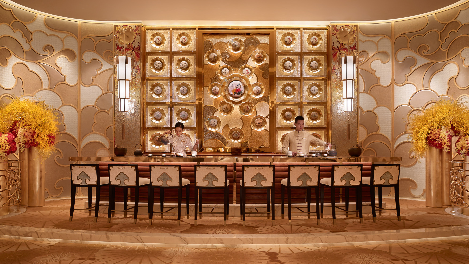 The interior of Sichuan Moon Tea Lounge. Photo: Barbara Kraft